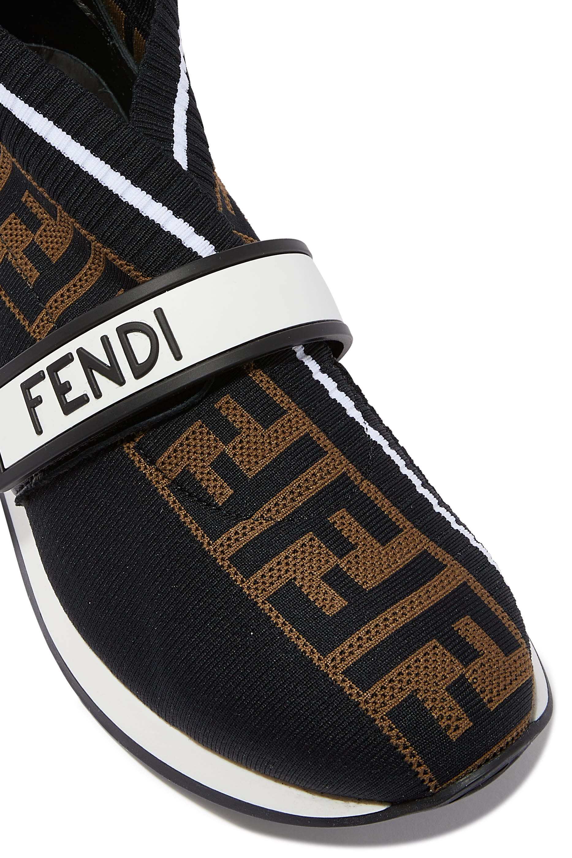 Kids FF Logo Velcro Sneakers