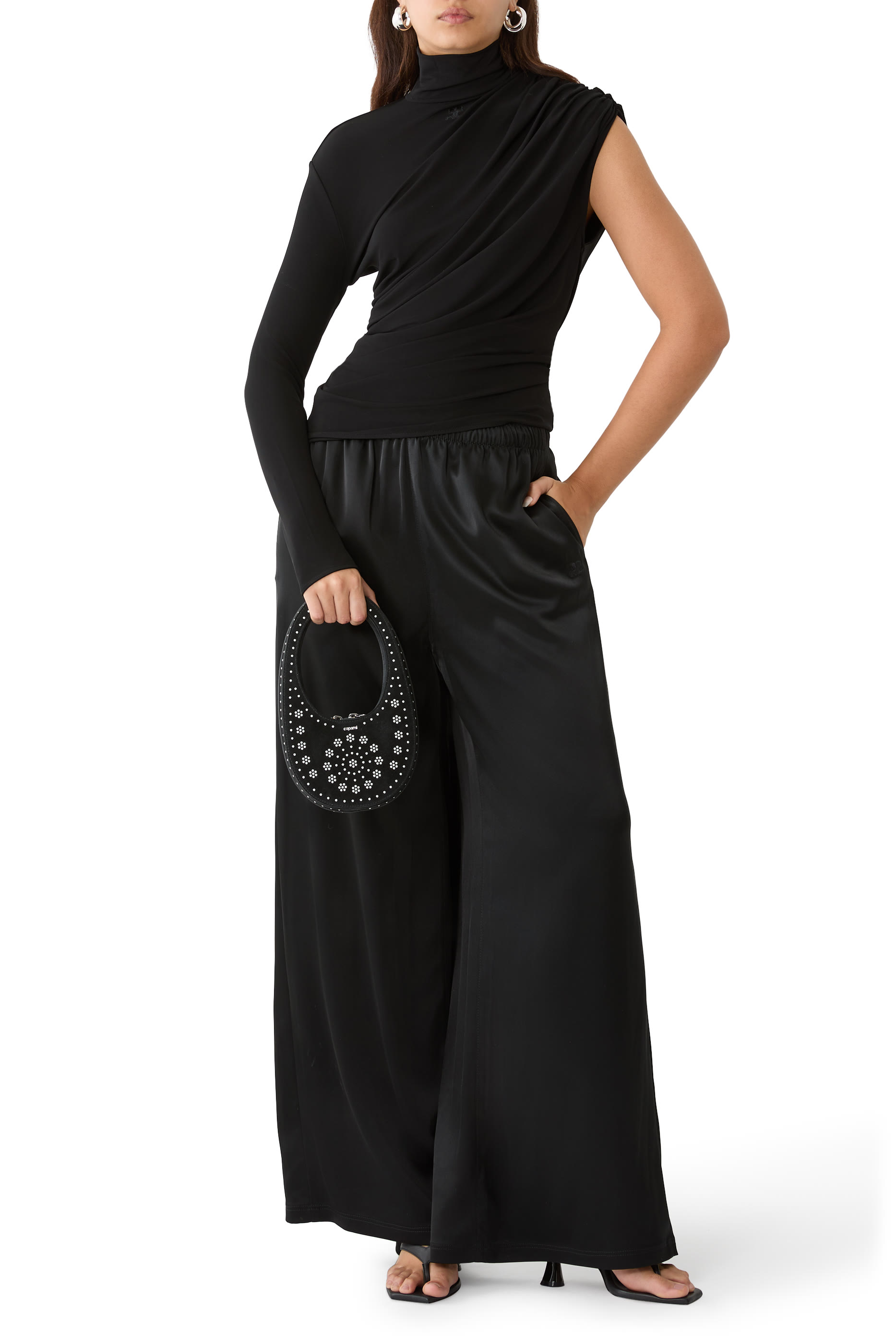 Asymmetrical Twist Jersey Top 