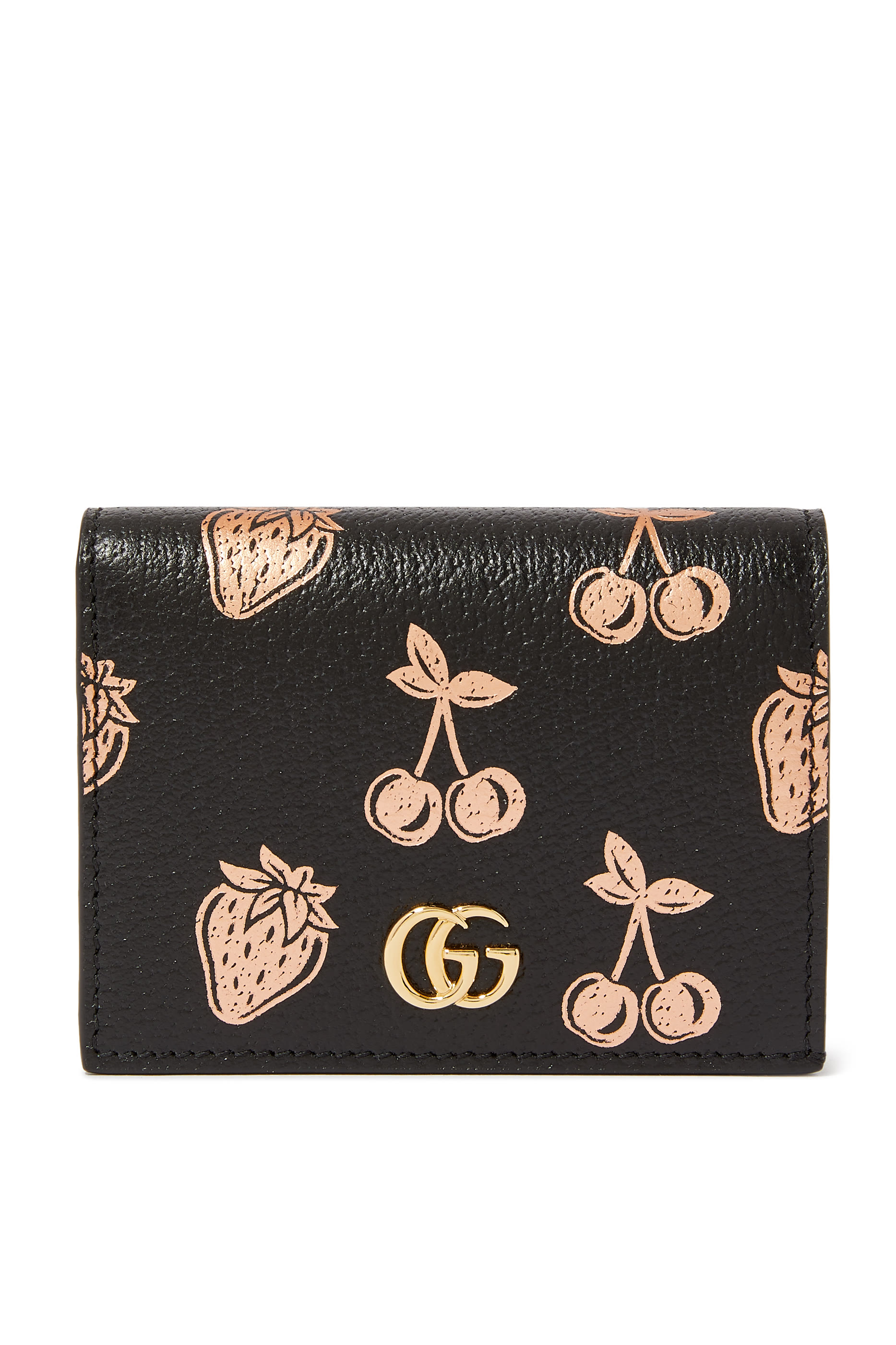 GG Marmont Berry Card Case