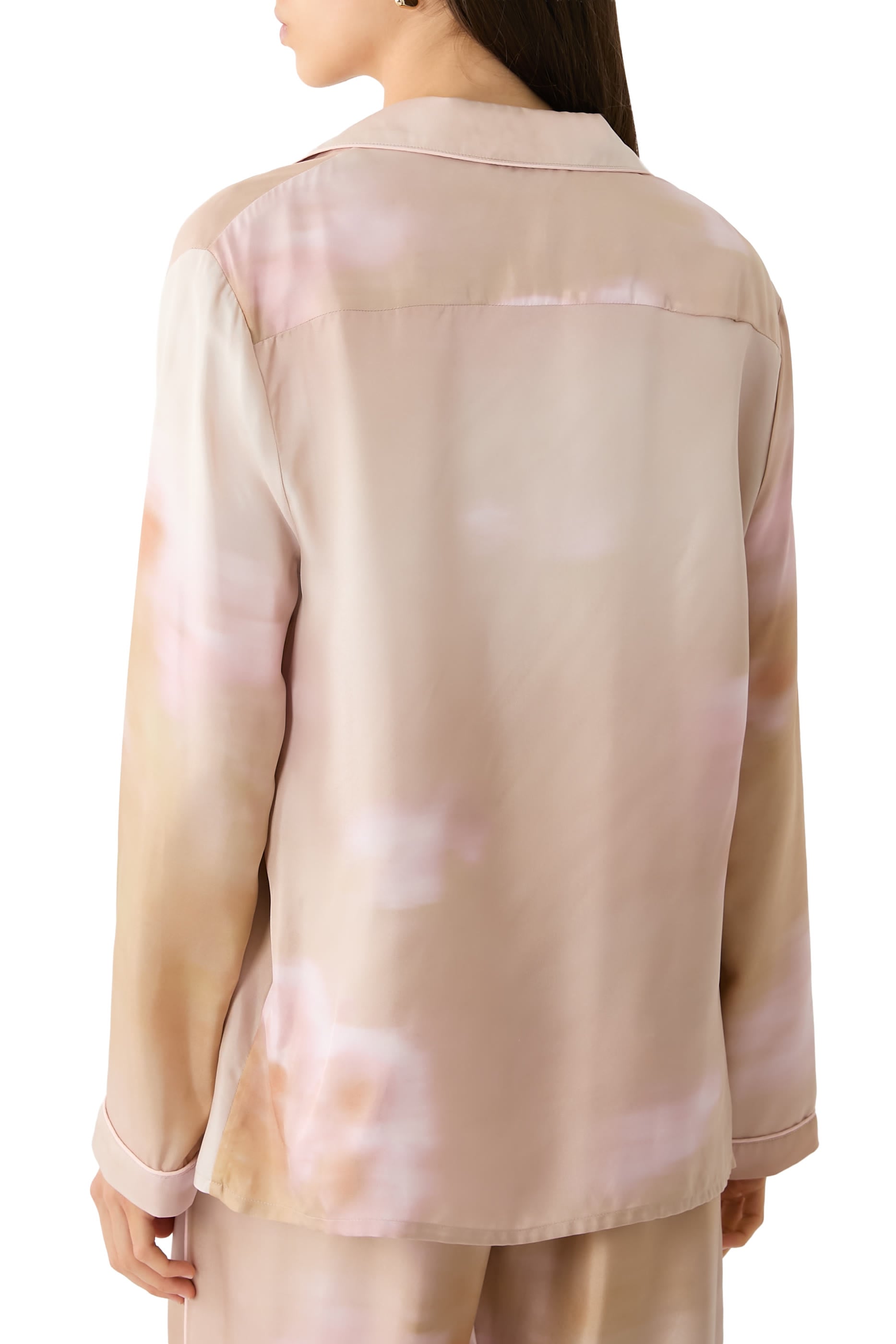 Abstract Floral-Print Shirt