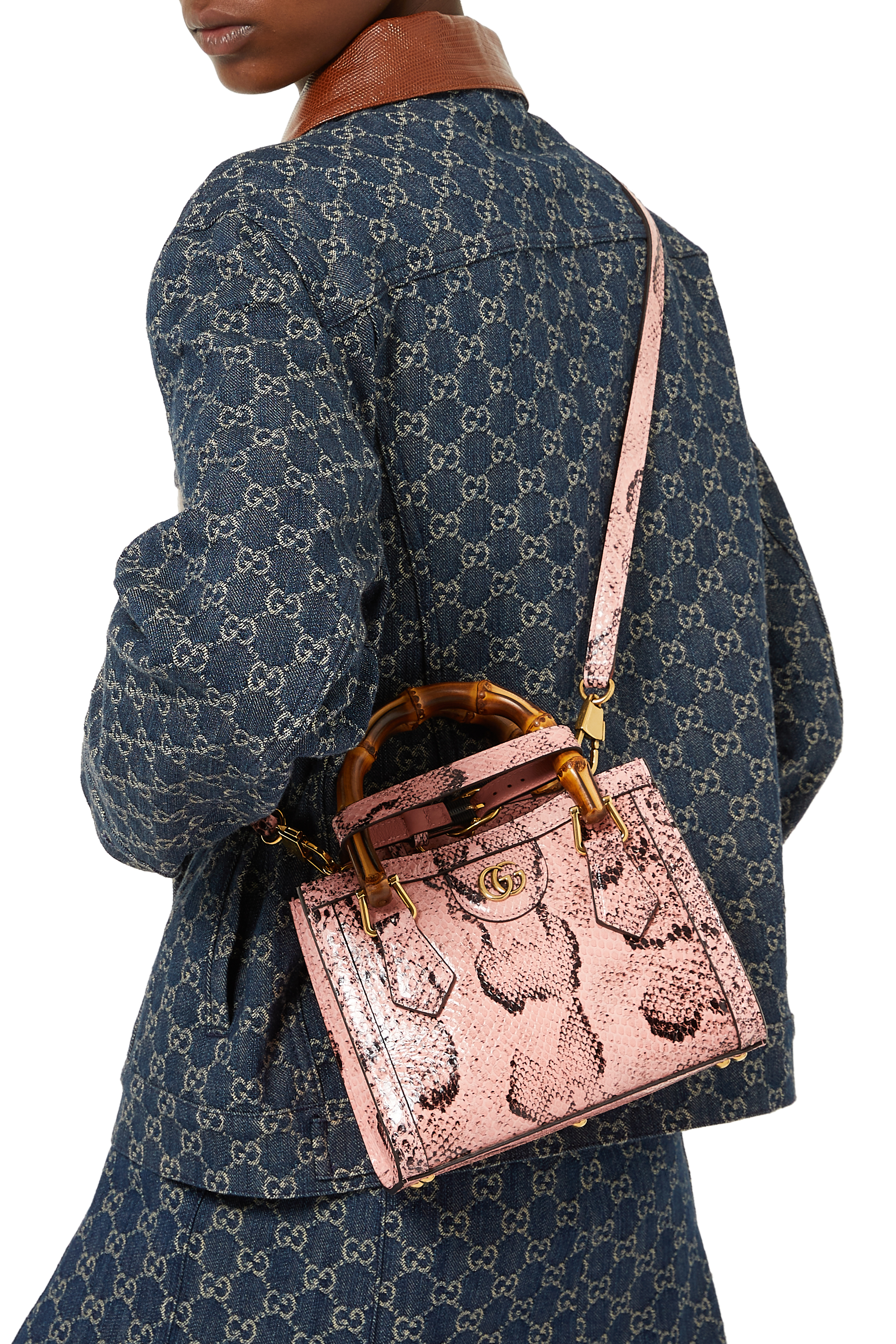 Diana Mini Python Tote Bag