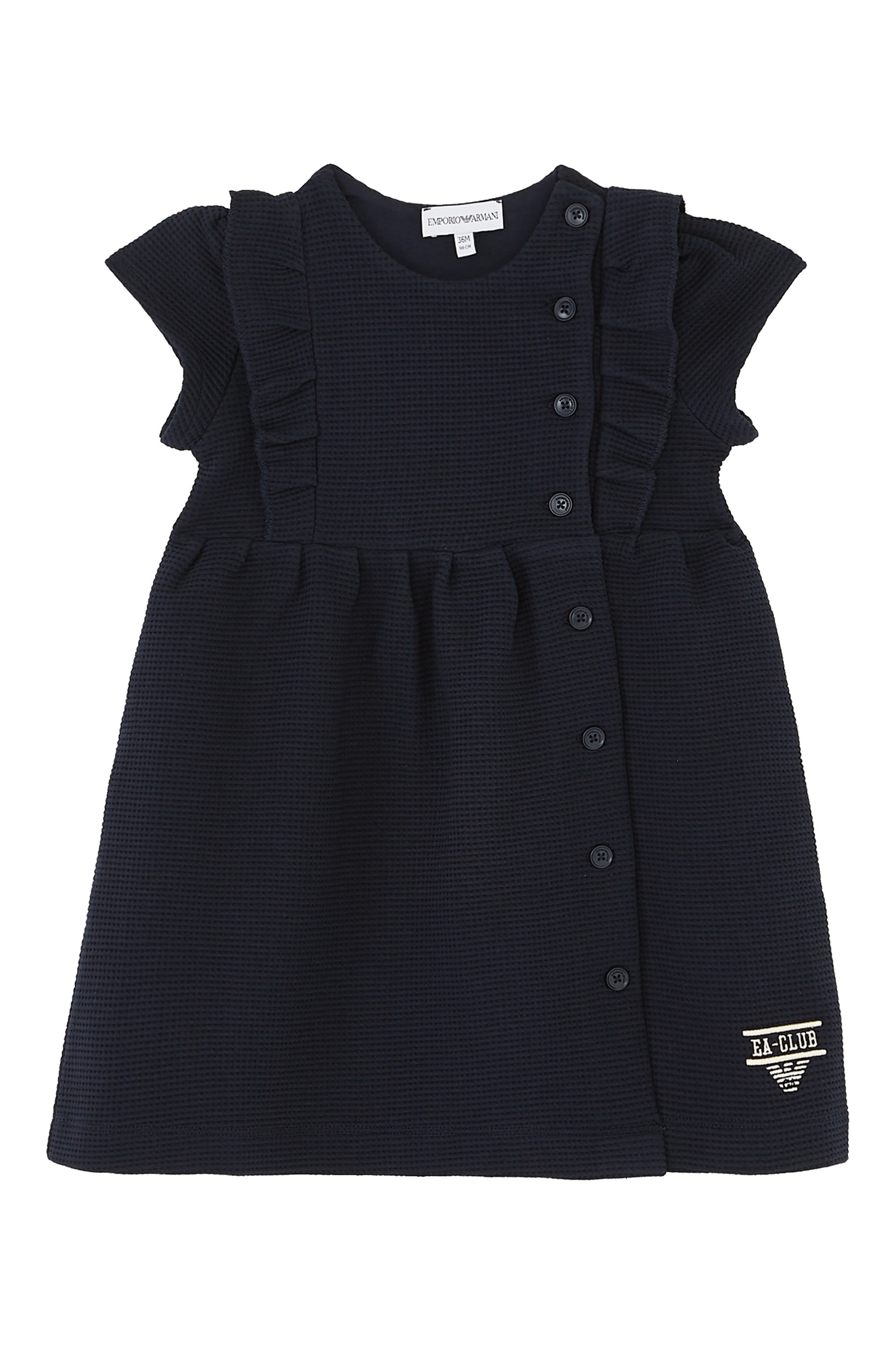 Kids Side Button Summer Dress