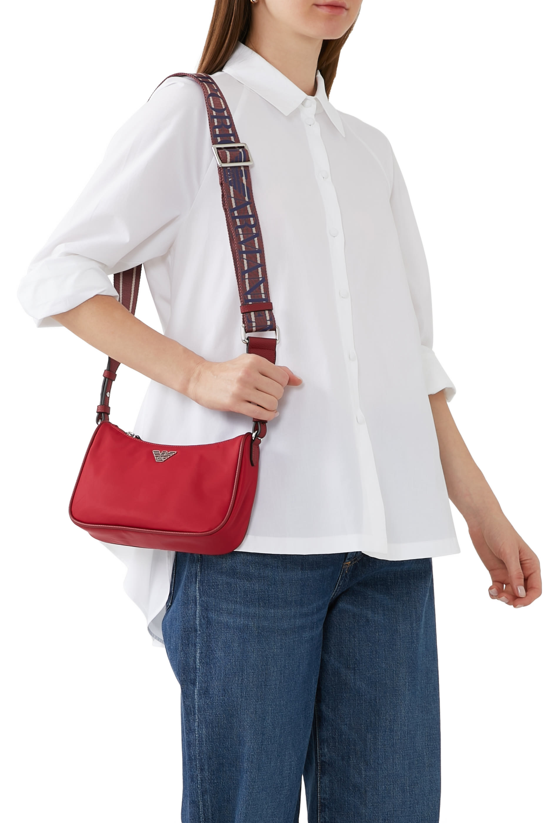 ASV Recycled Nylon Baguette Bag With Eagle Plaque