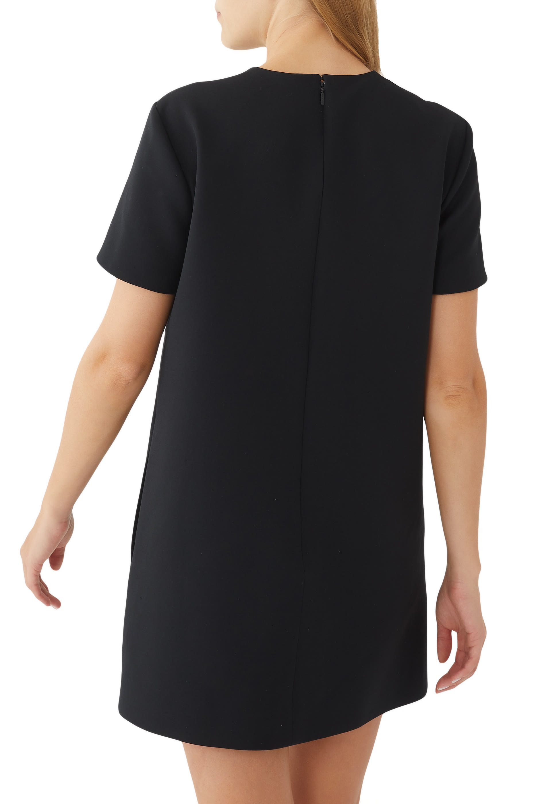 Cady Crepe Wool Silk Dress