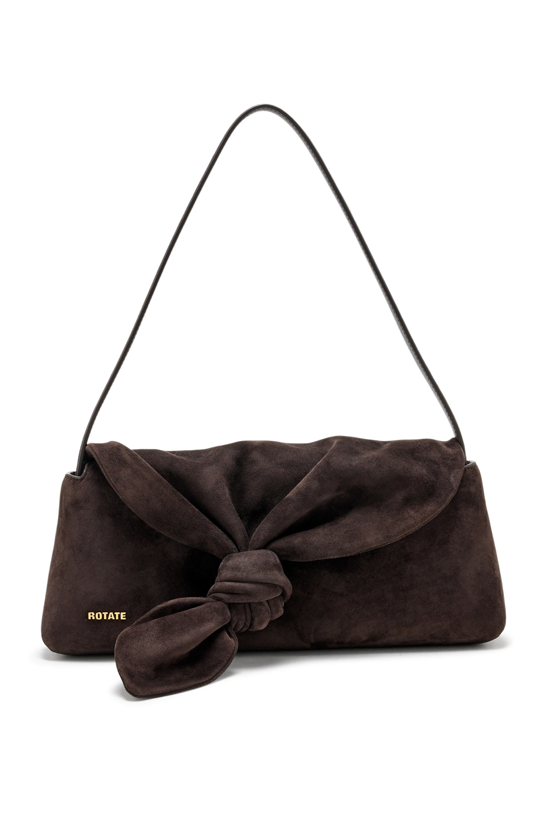 Suede Knot Scarf Bag