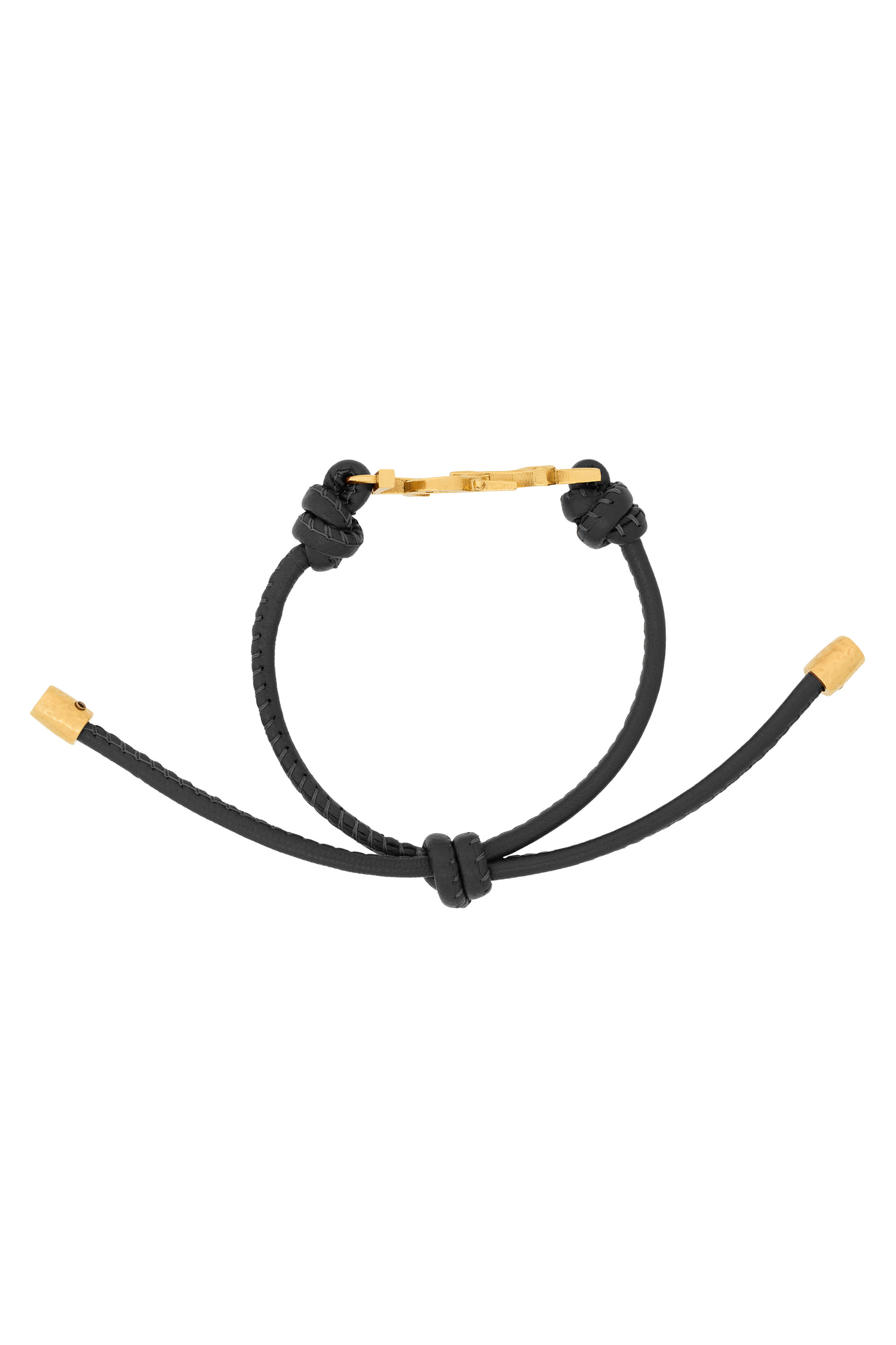 Cassandre Cord Bracelet, Nappa Leather & Metal