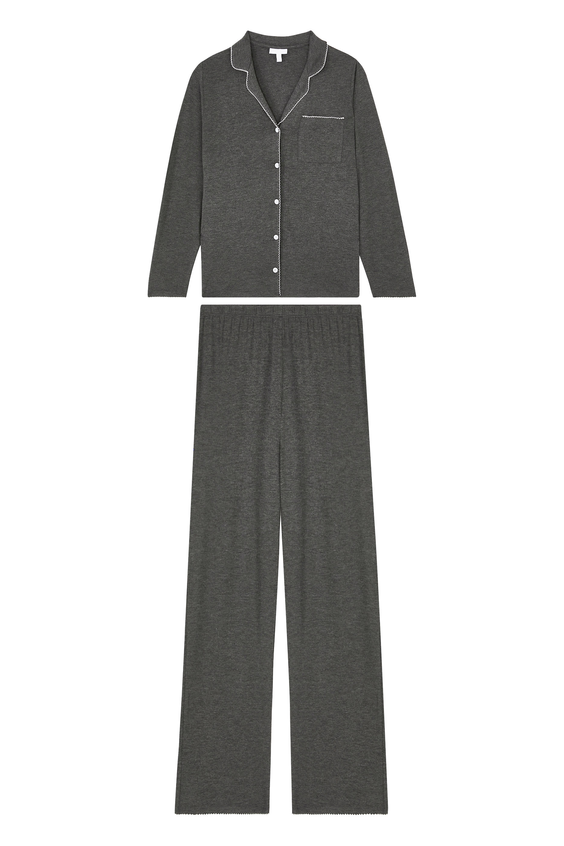 Jersey Stitch Edge Classic Pyjama Set