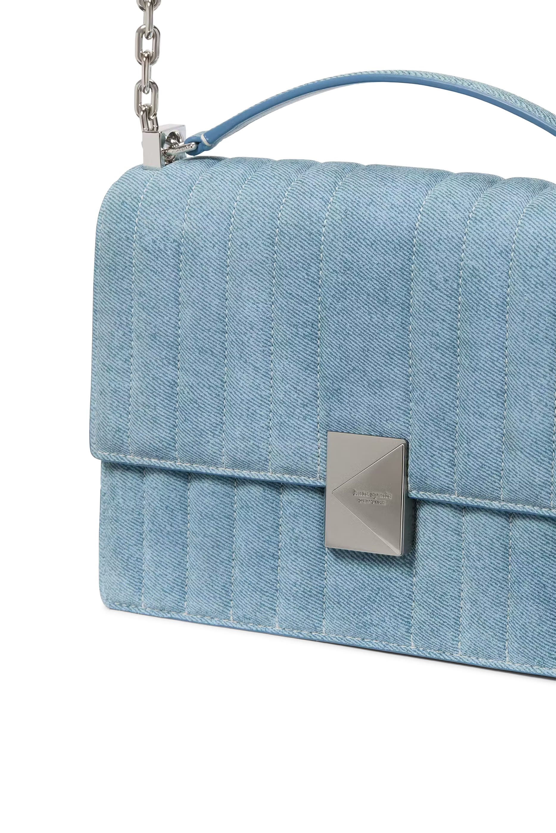 Deco Quilted Chain Shoulder Bag