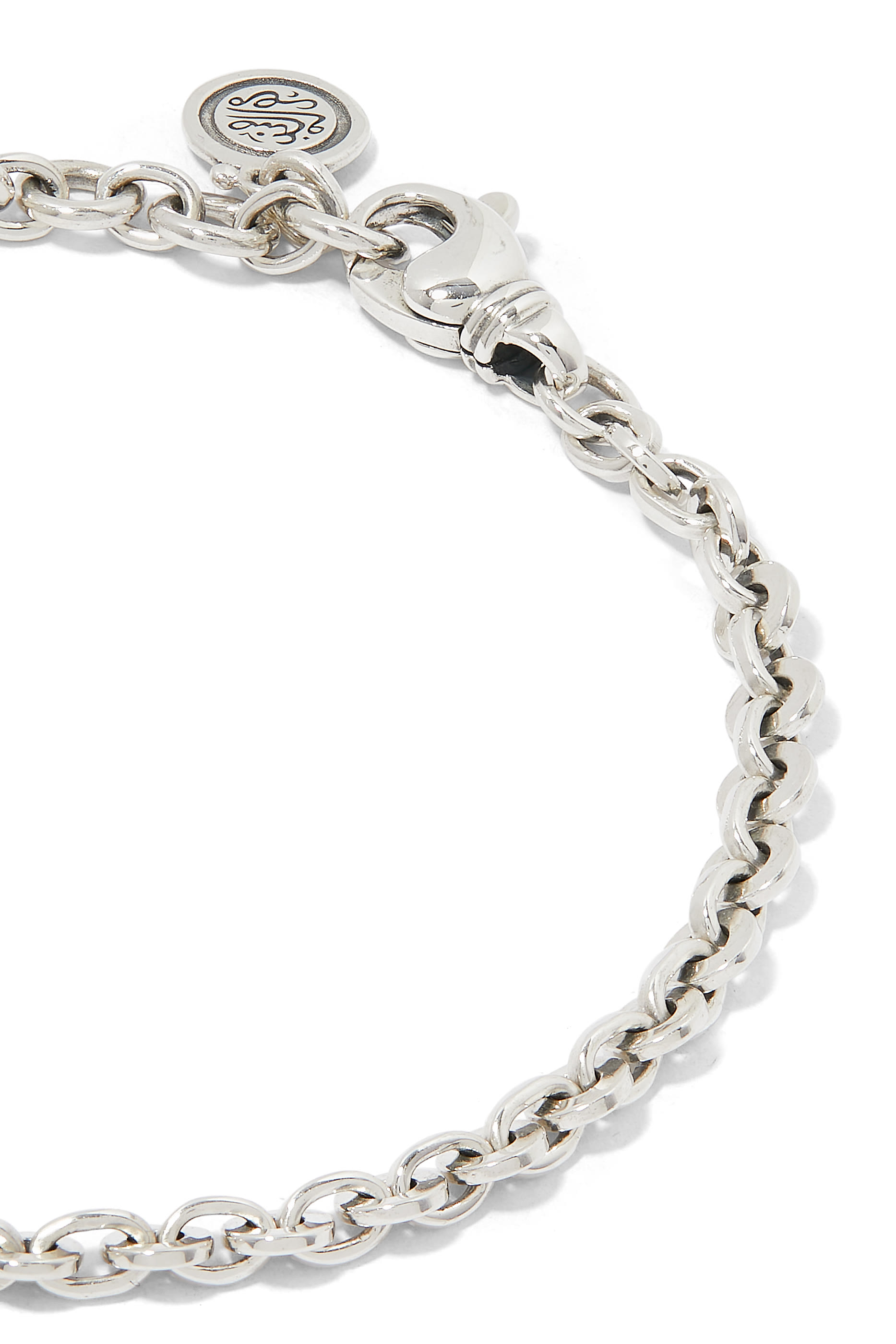 Never Apart Bracelet, 18k Gold with Sterling Silver & Emerald