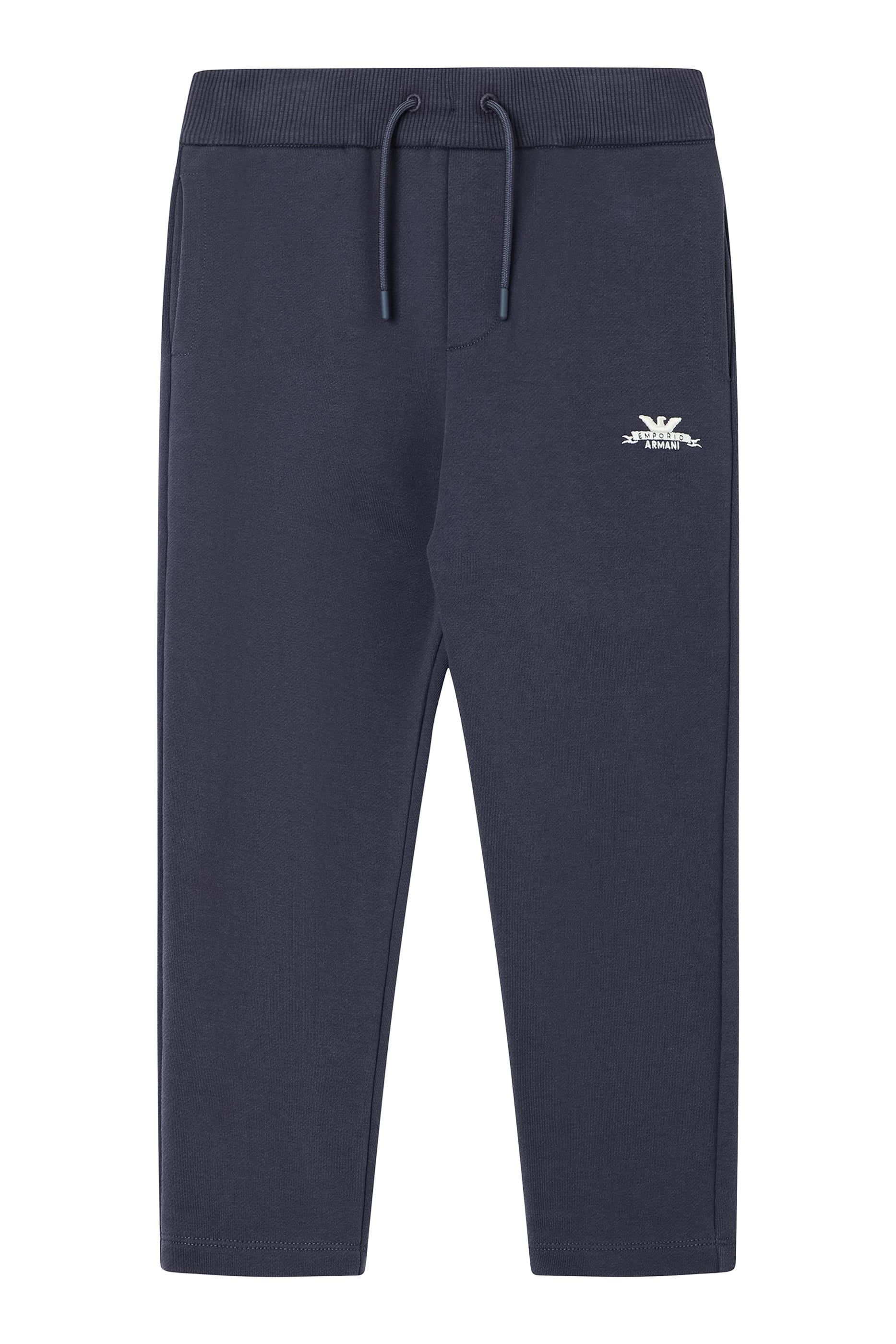 Kids EA Text Logo Drawstring Trousers