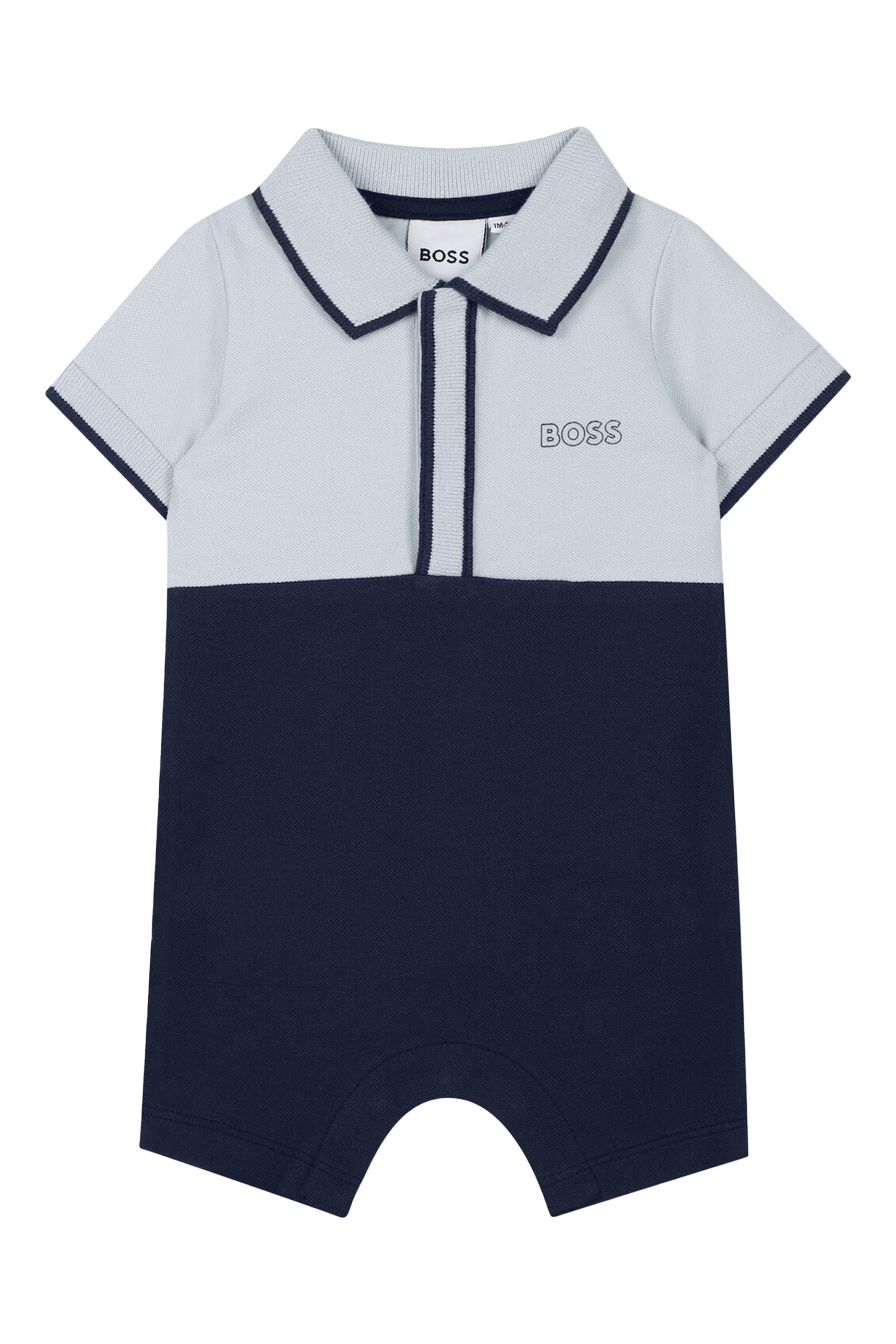 Kids Logo Stripe Polo Romper