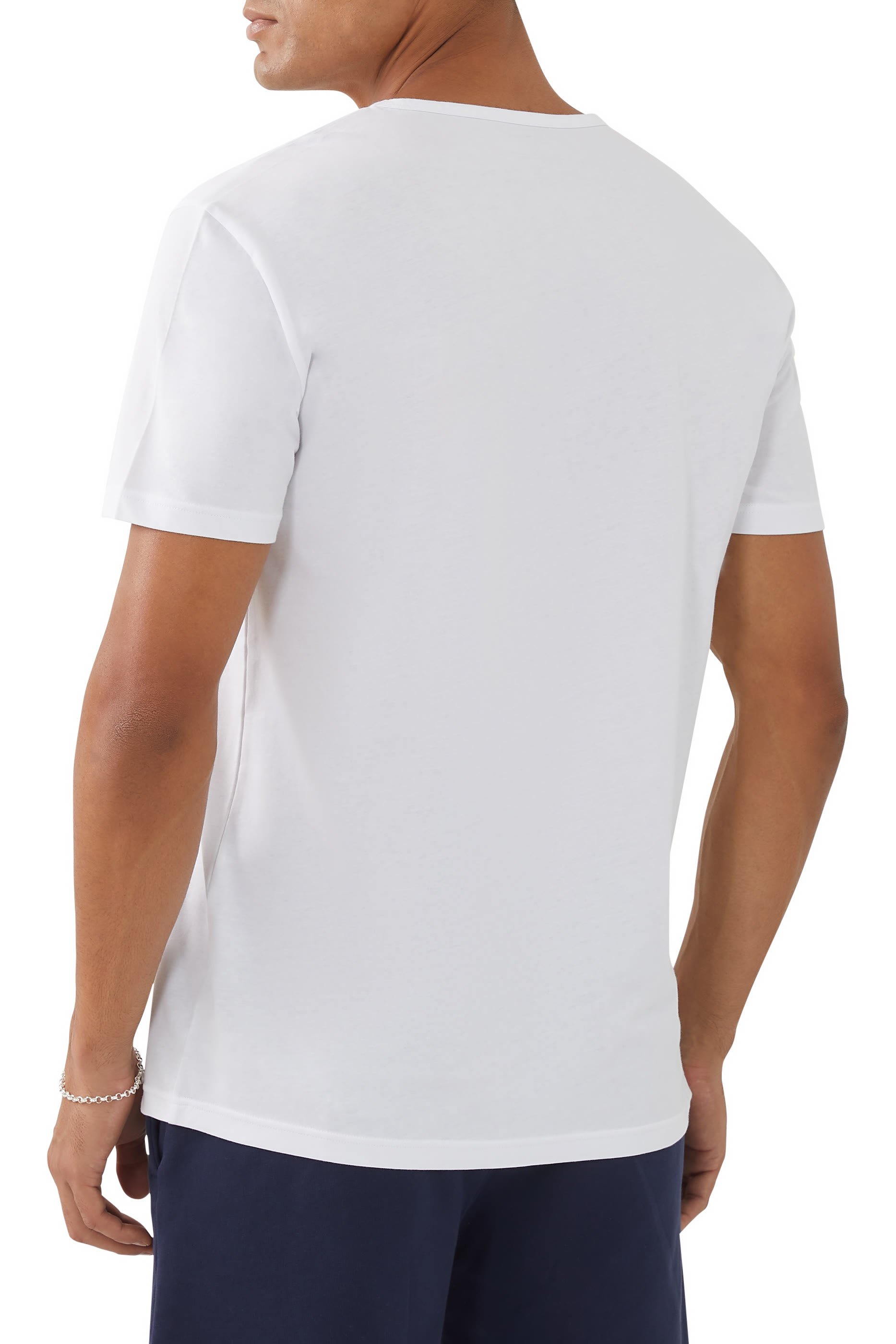 EA Text V-Neck T-Shirts, Pack of Two