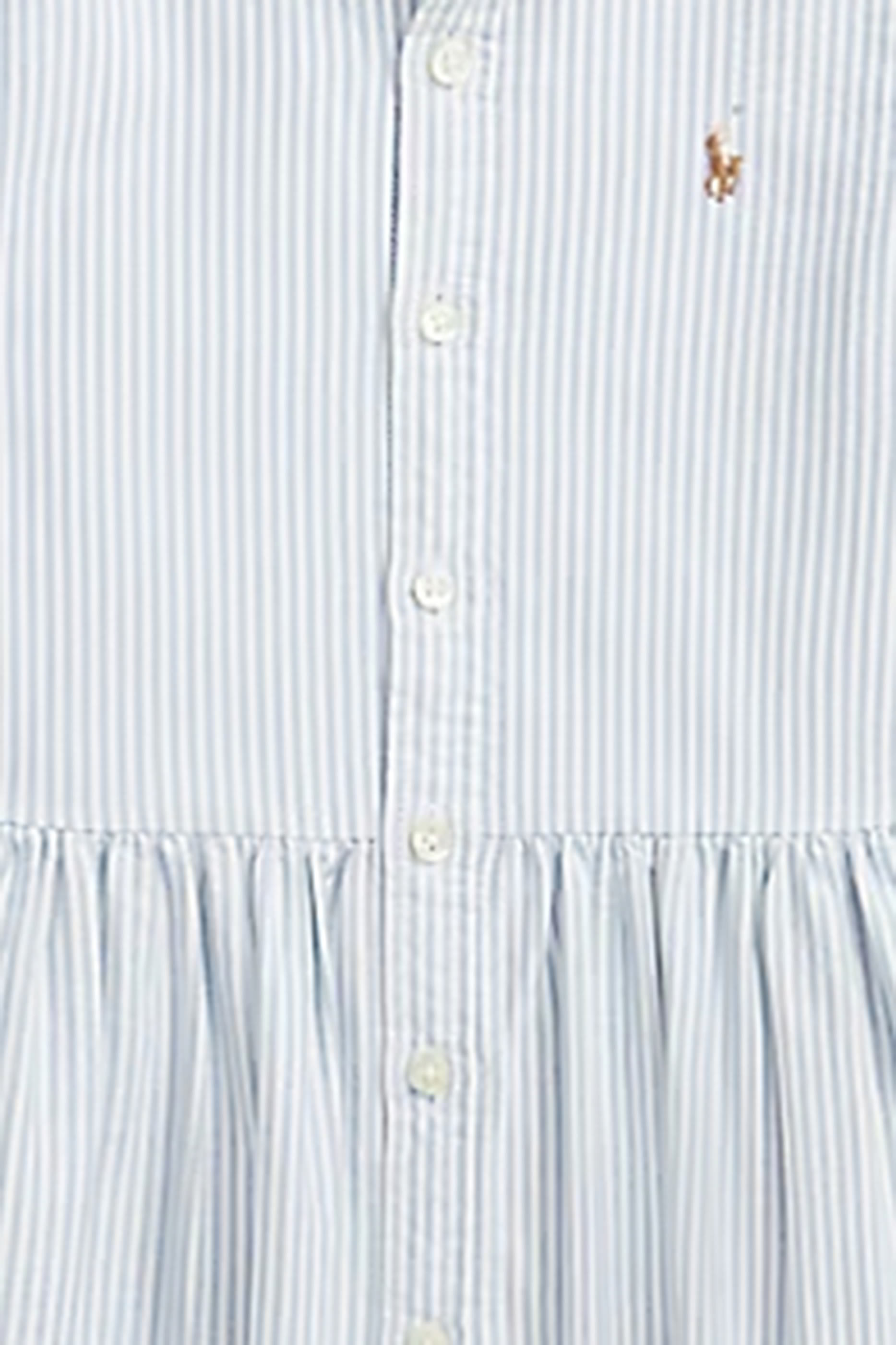 Kids Striped Cotton Oxford Shirtdress