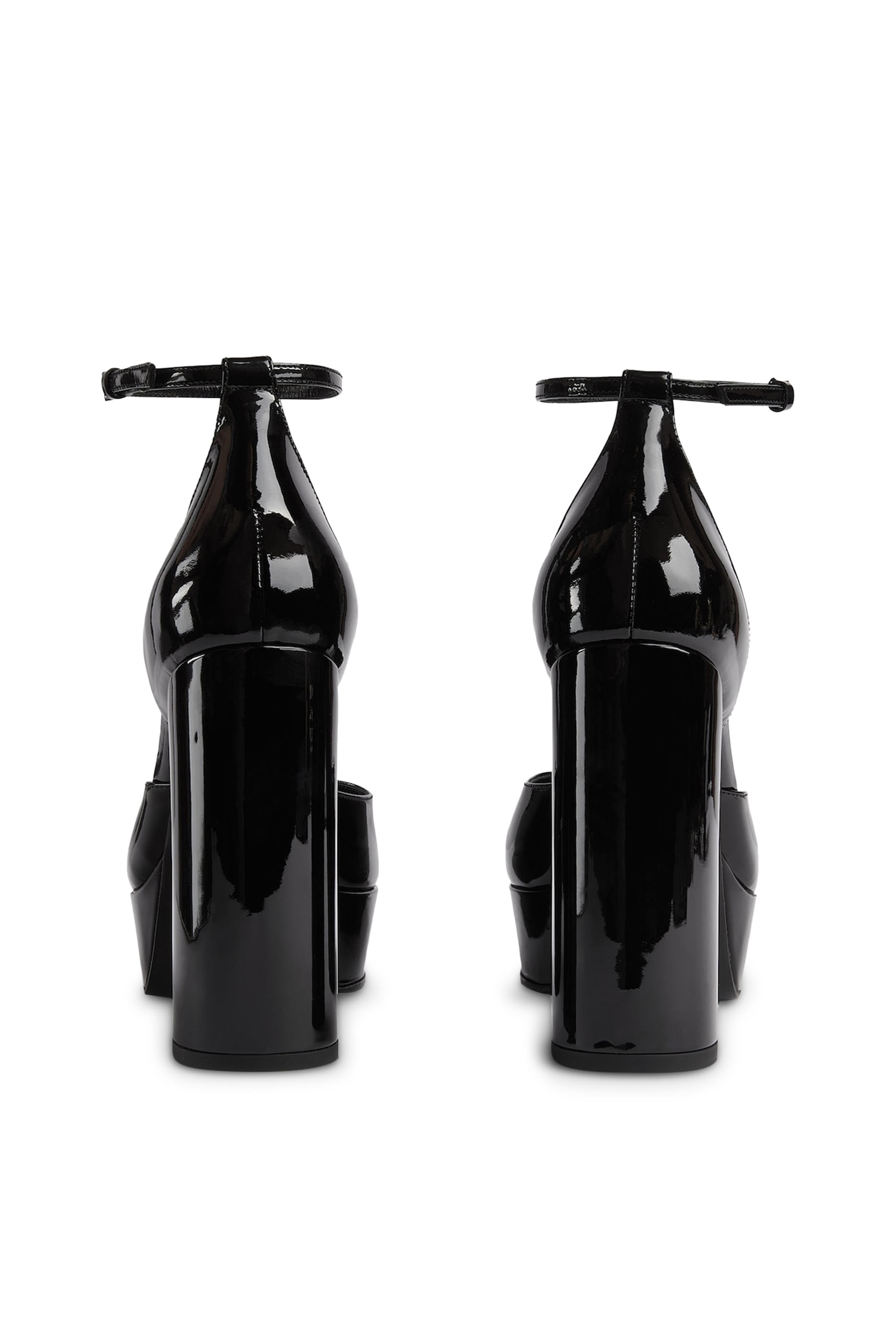 Double G 115 Leather Platform Pumps