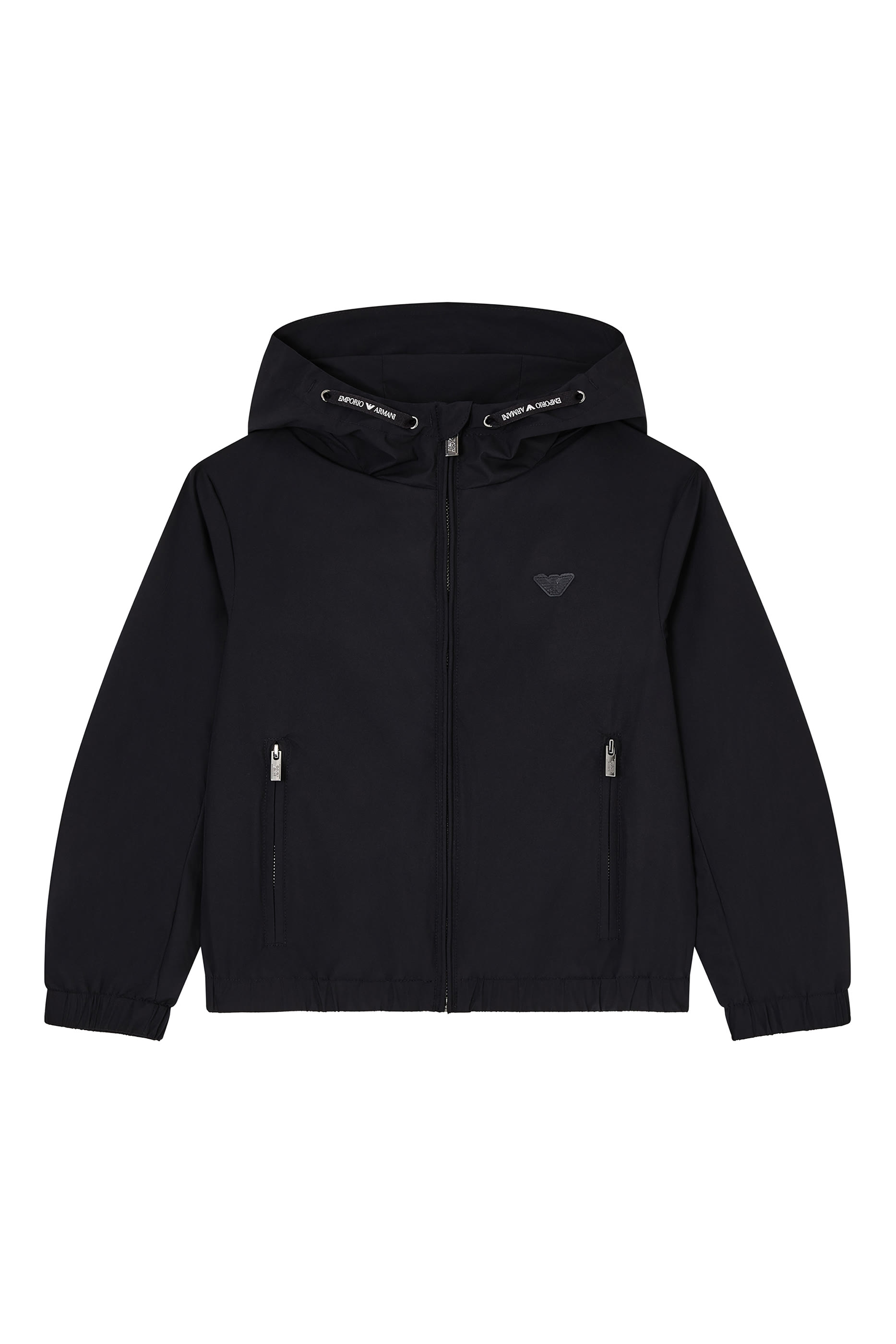 Kids Eagle Logo Hooded Blouson