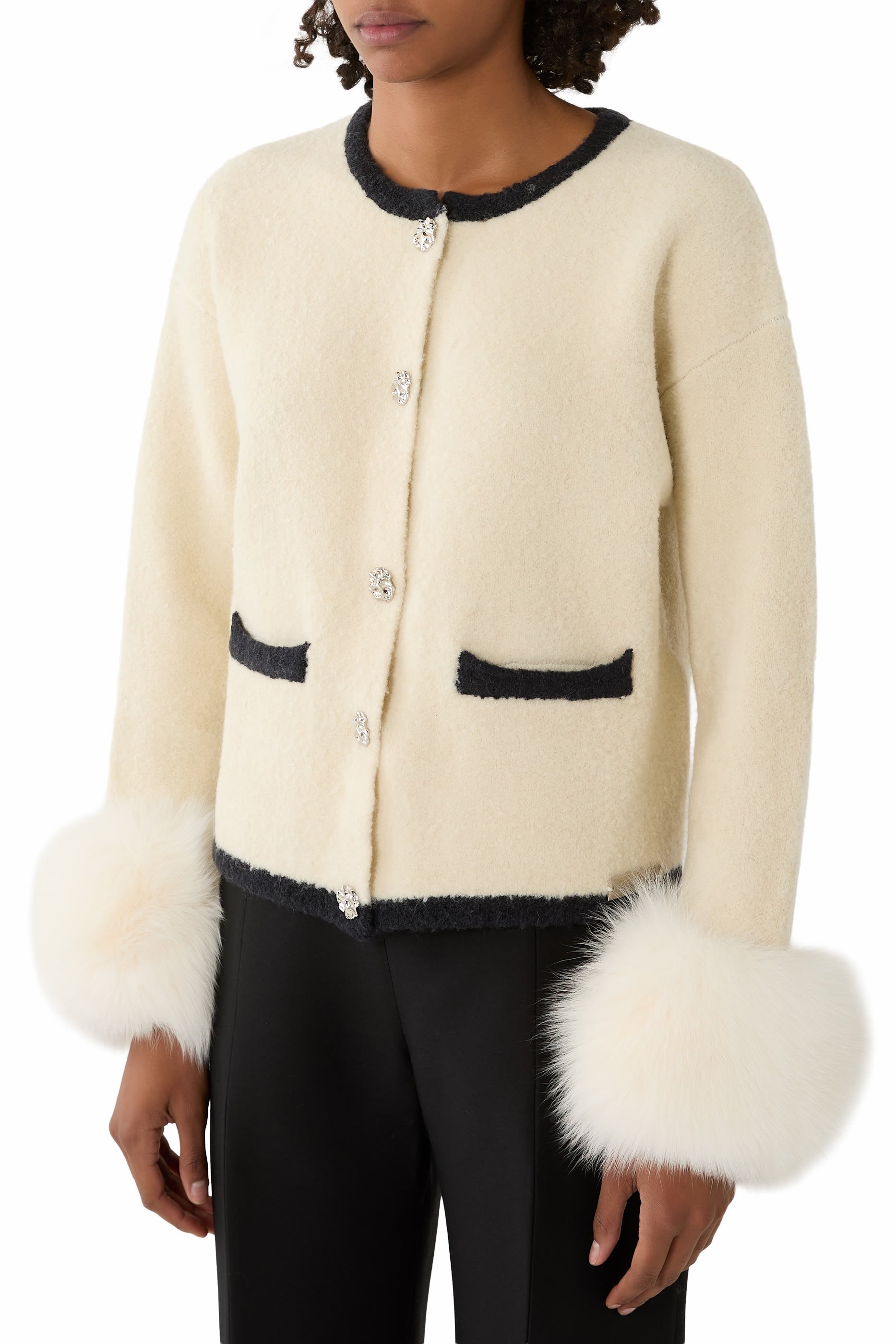 The Textured Cuff Cardigan