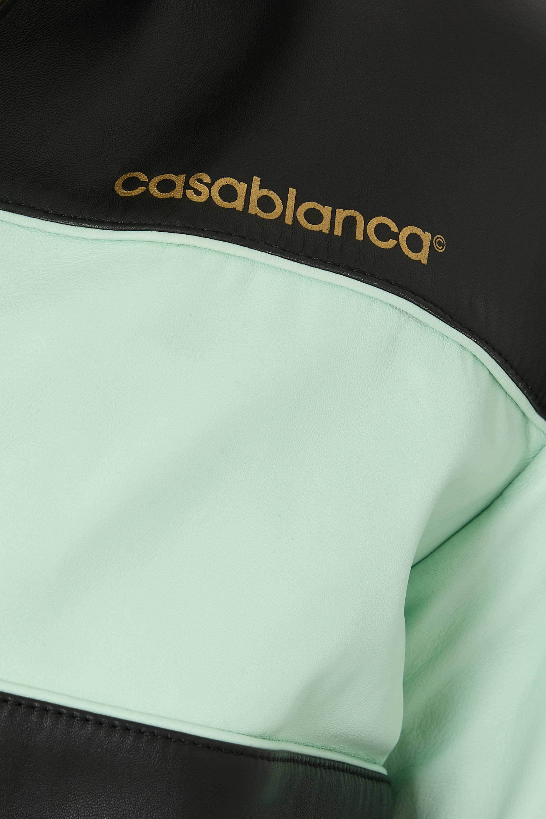  Leather Track Jacket