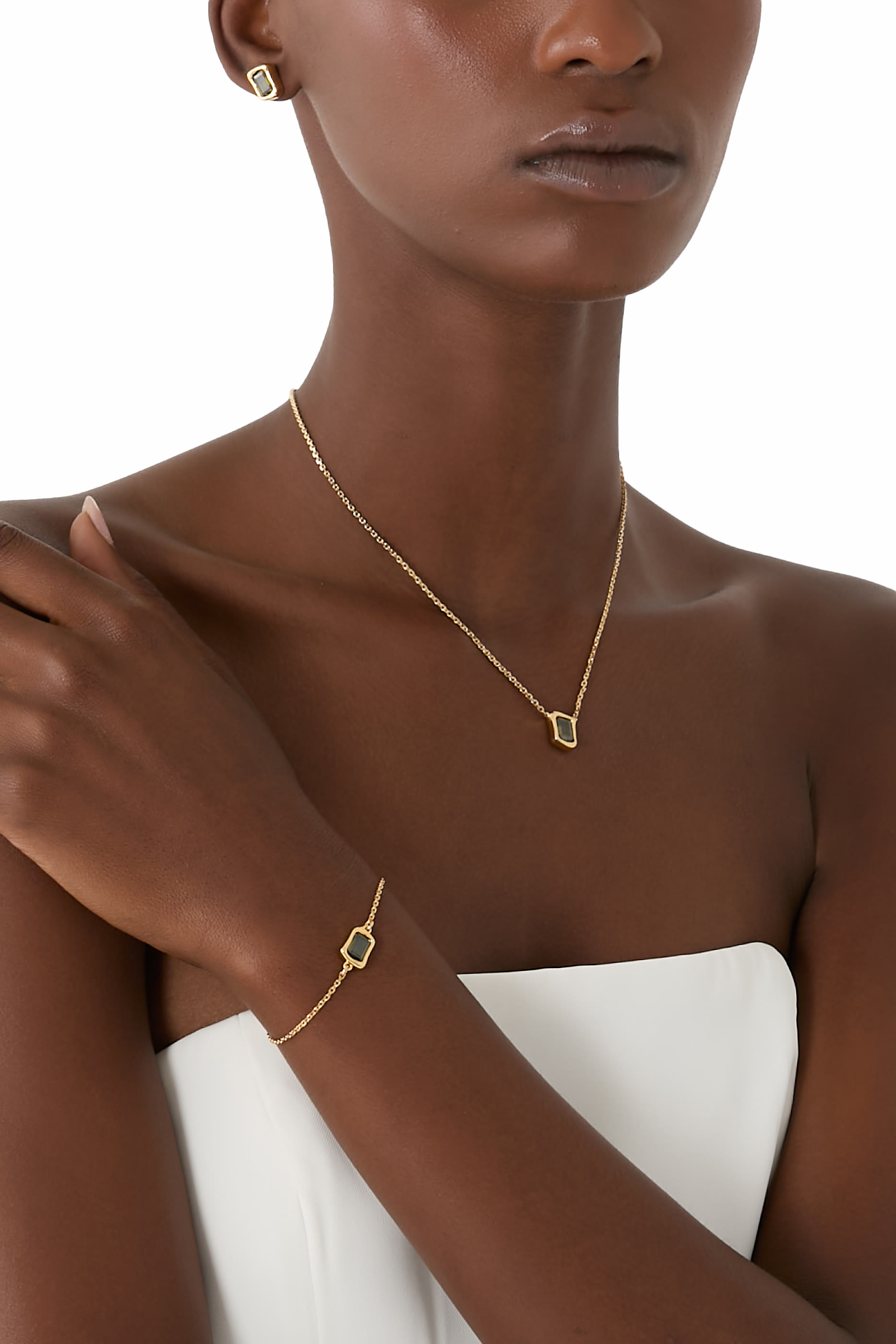 Molten Glass Solitaire Bracelet