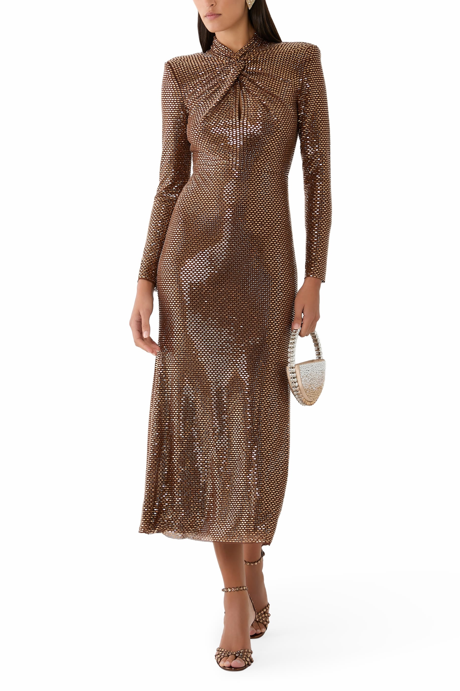 Rhinestone Midi Dress