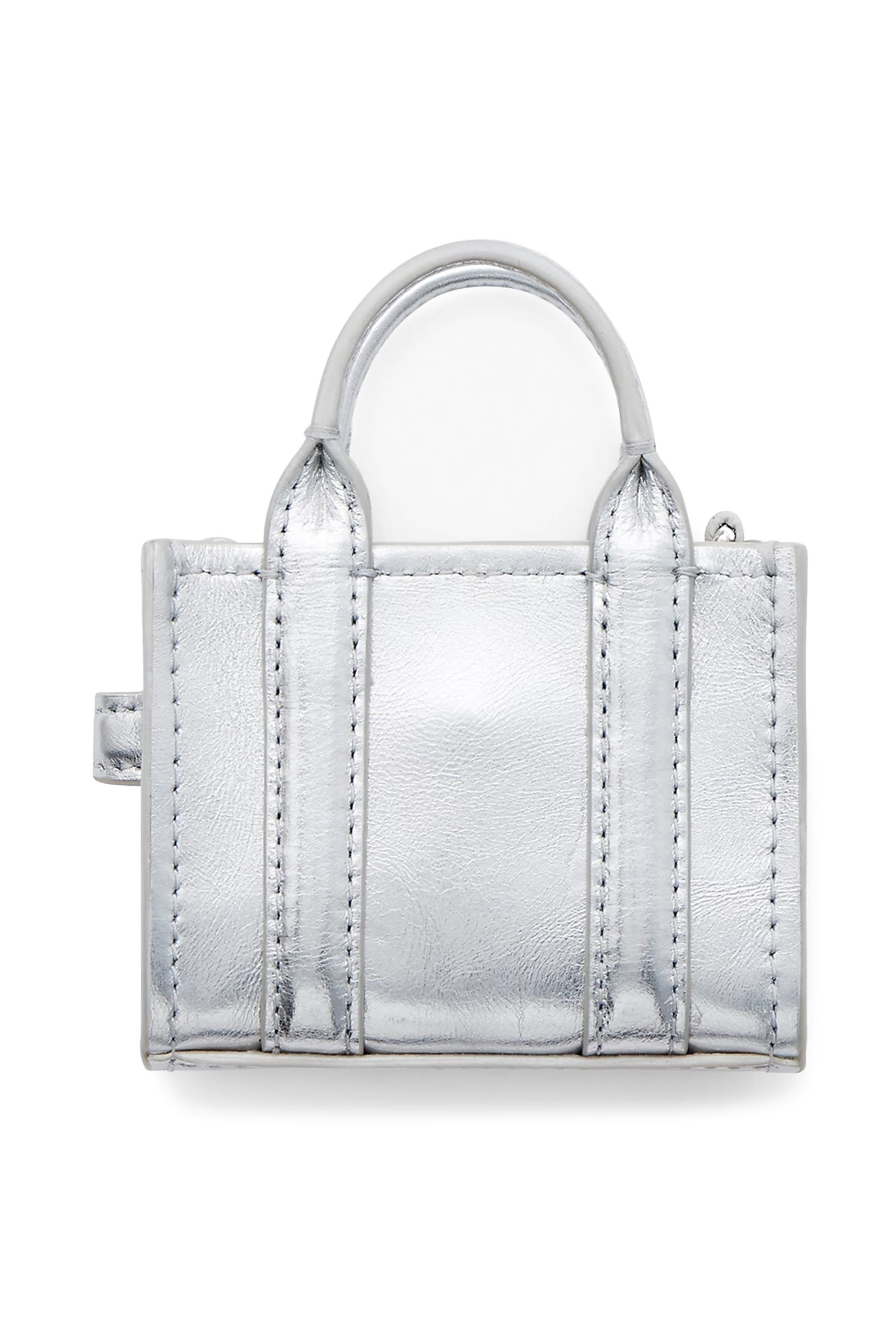 The Metallic Leather Nano Tote Bag Charm