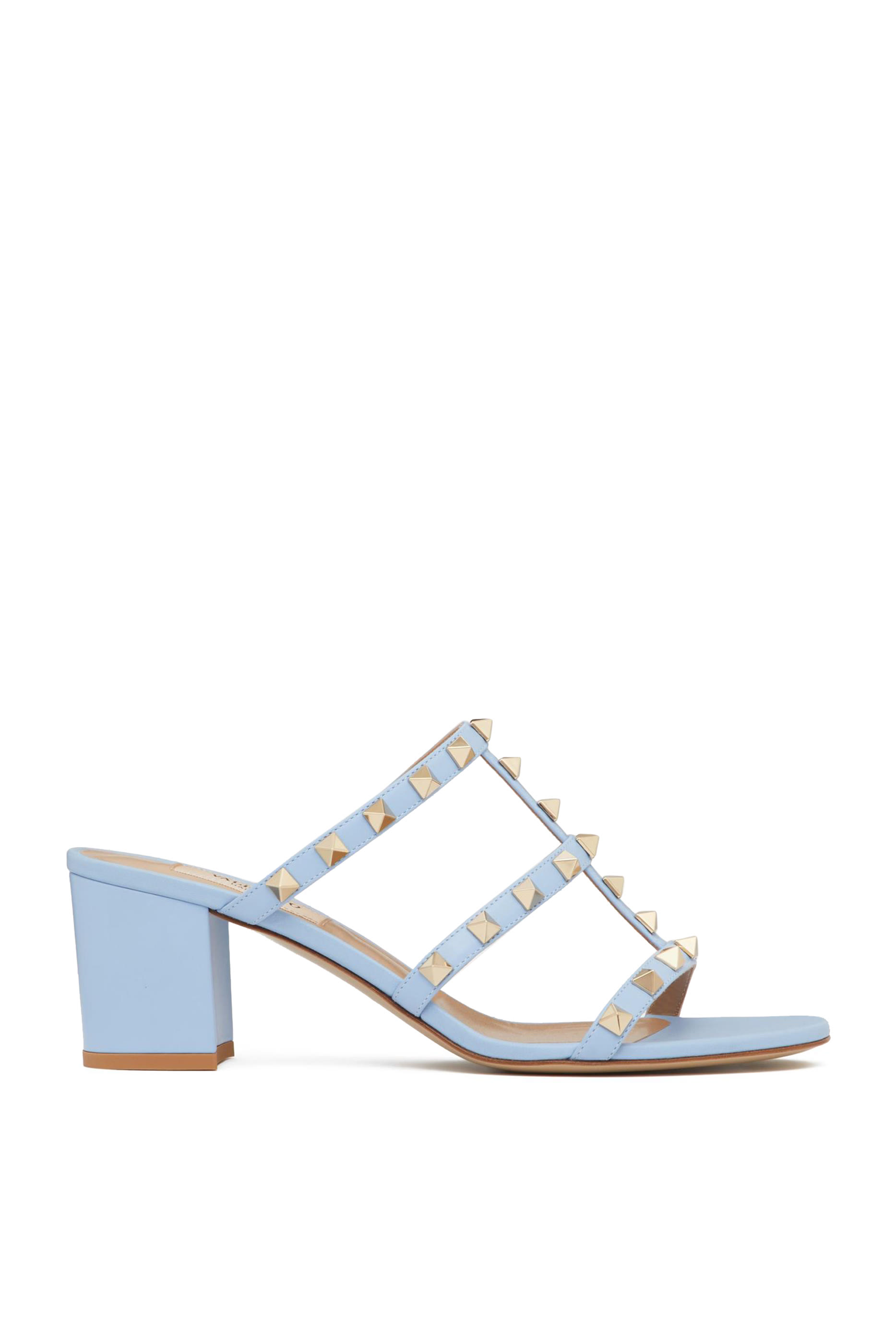 Rockstud 60 Calfskin Leather Sandals