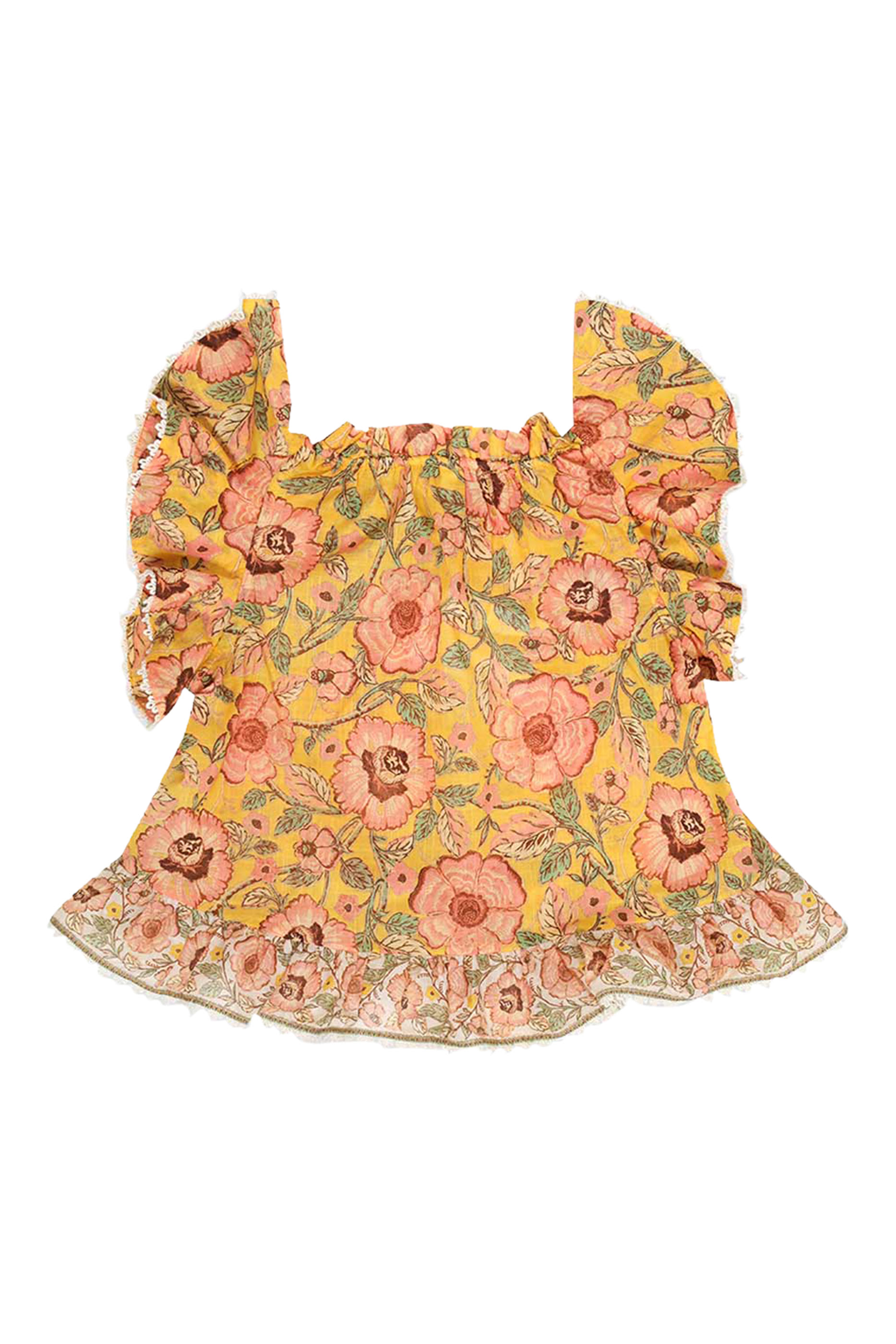 Kids Junie Frill Sleeve Top