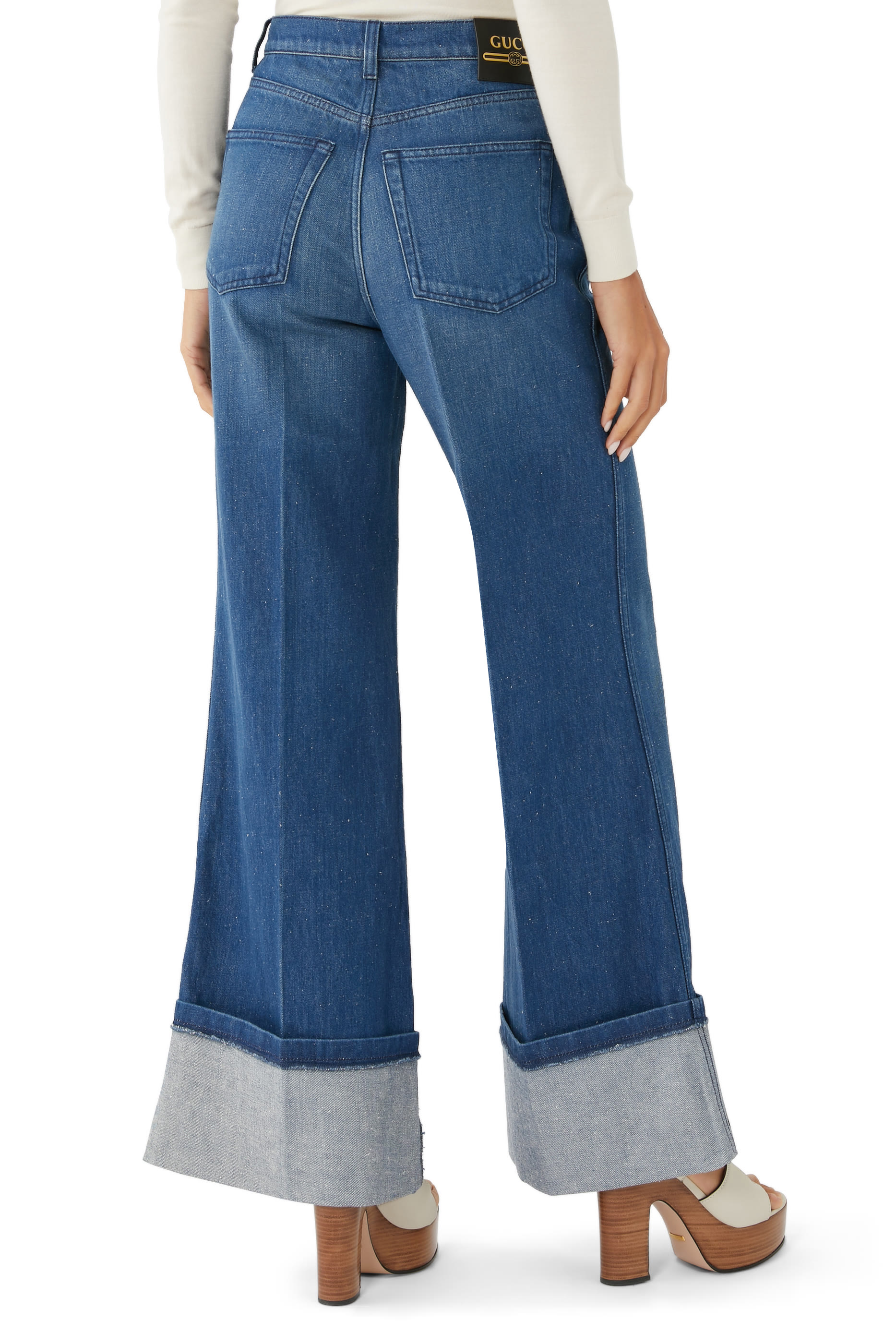 Flared Denim Jeans
