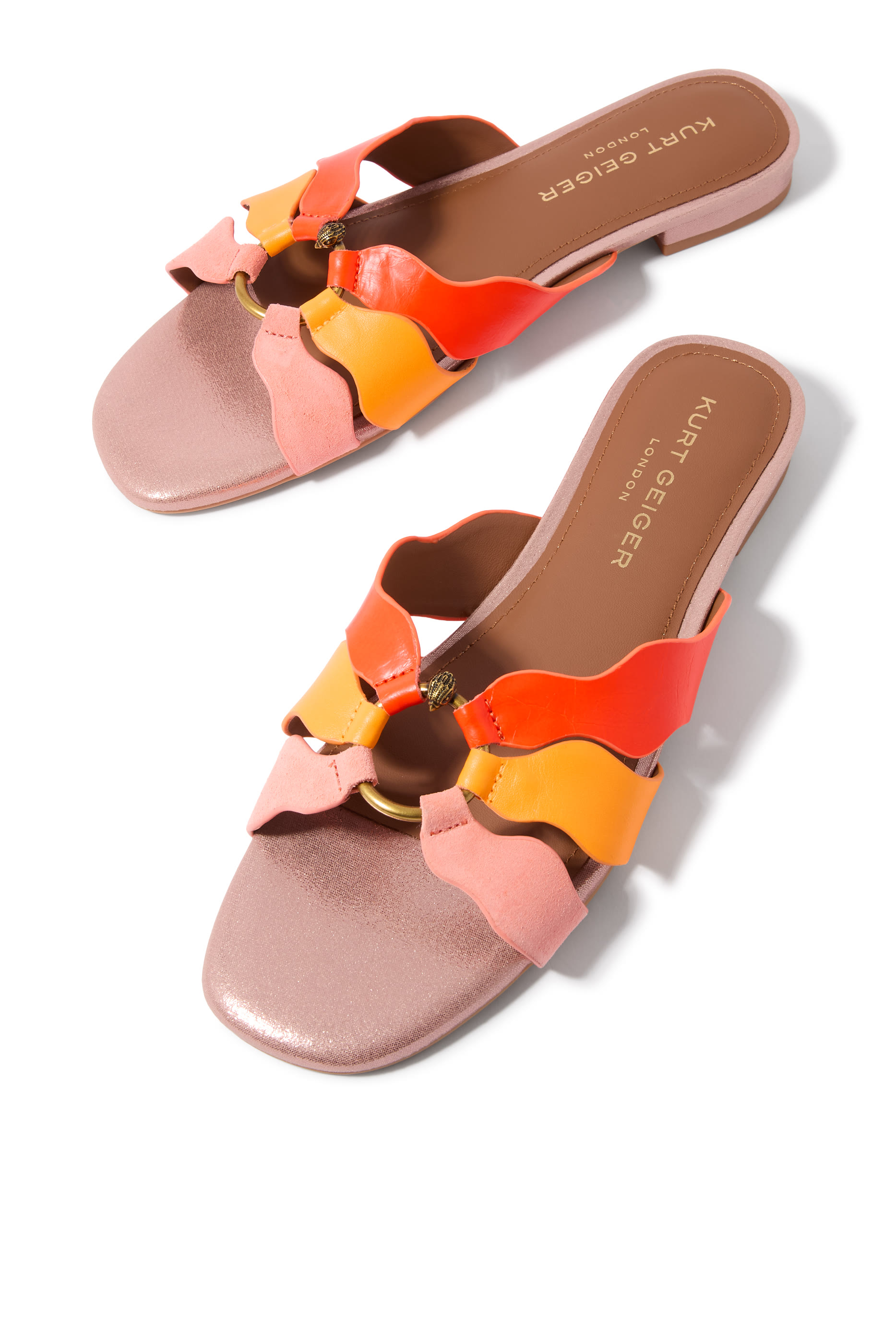 Sun Wave Flat Sandals
