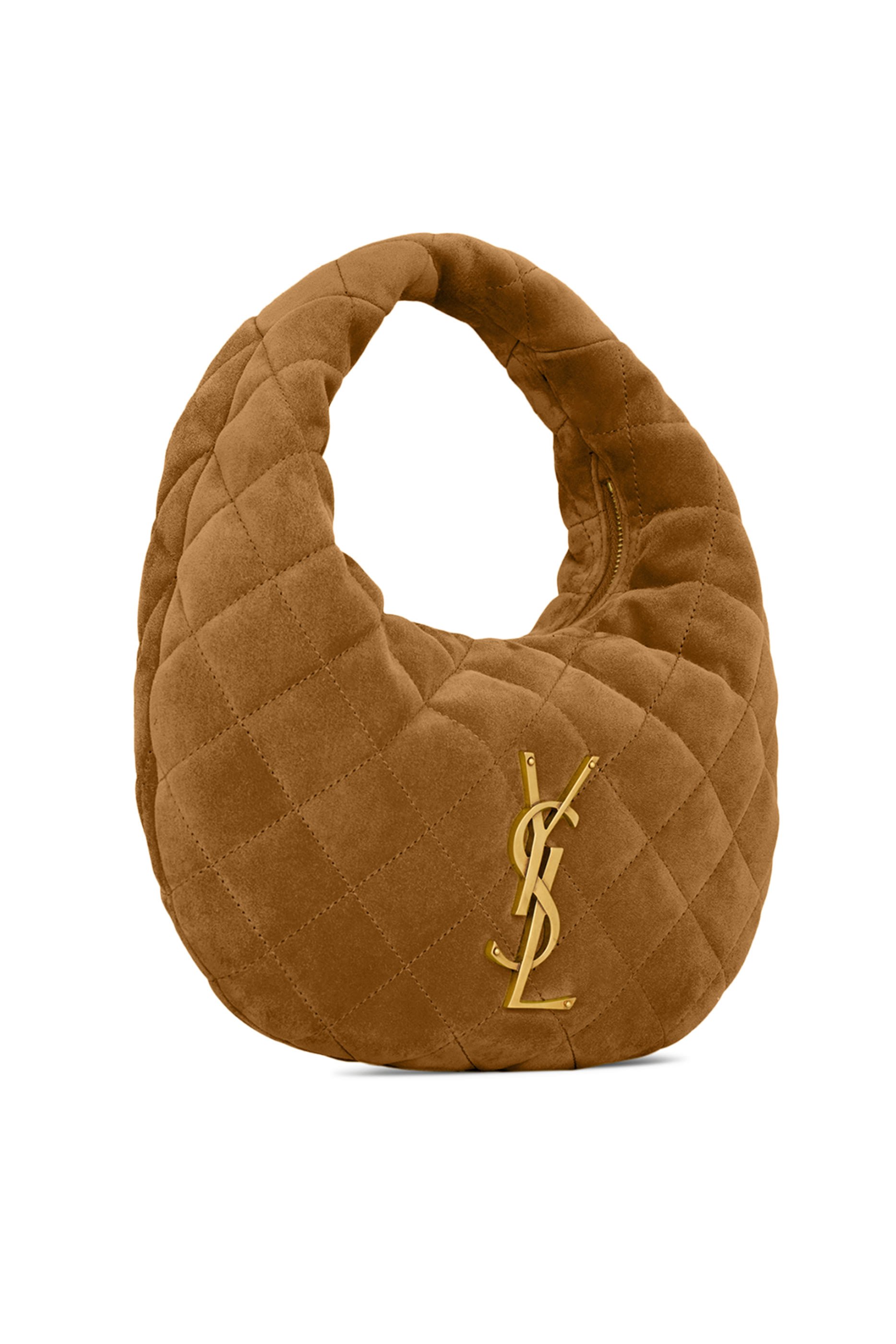 Icarino Bag in Quilted Suede 