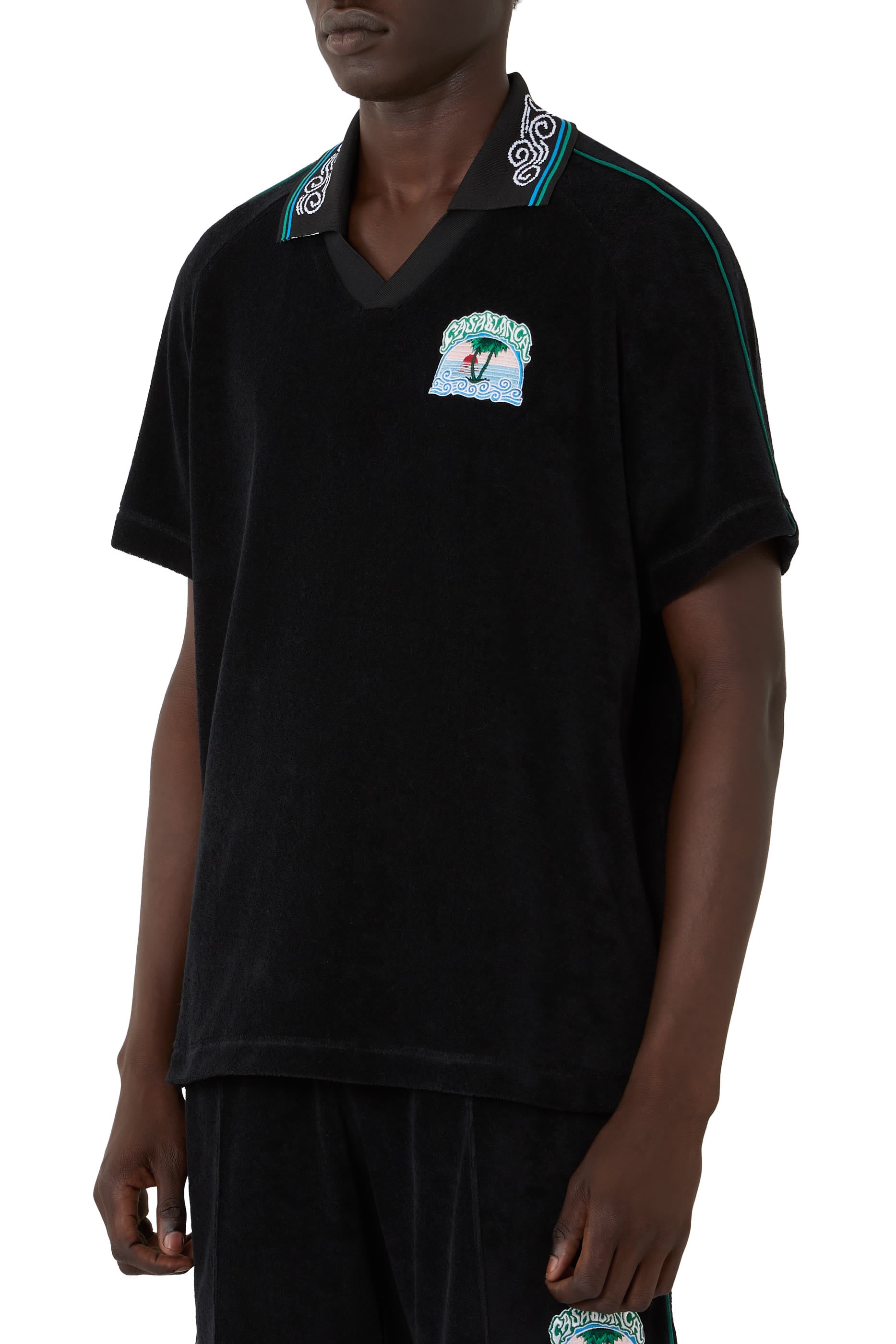 Towelling Polo Shirt