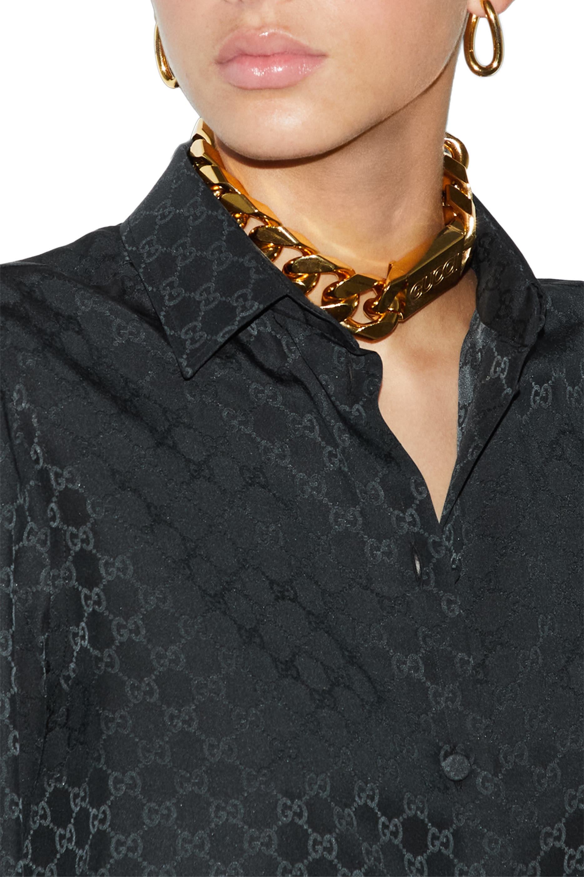 GG Crêpe Silk Shirt