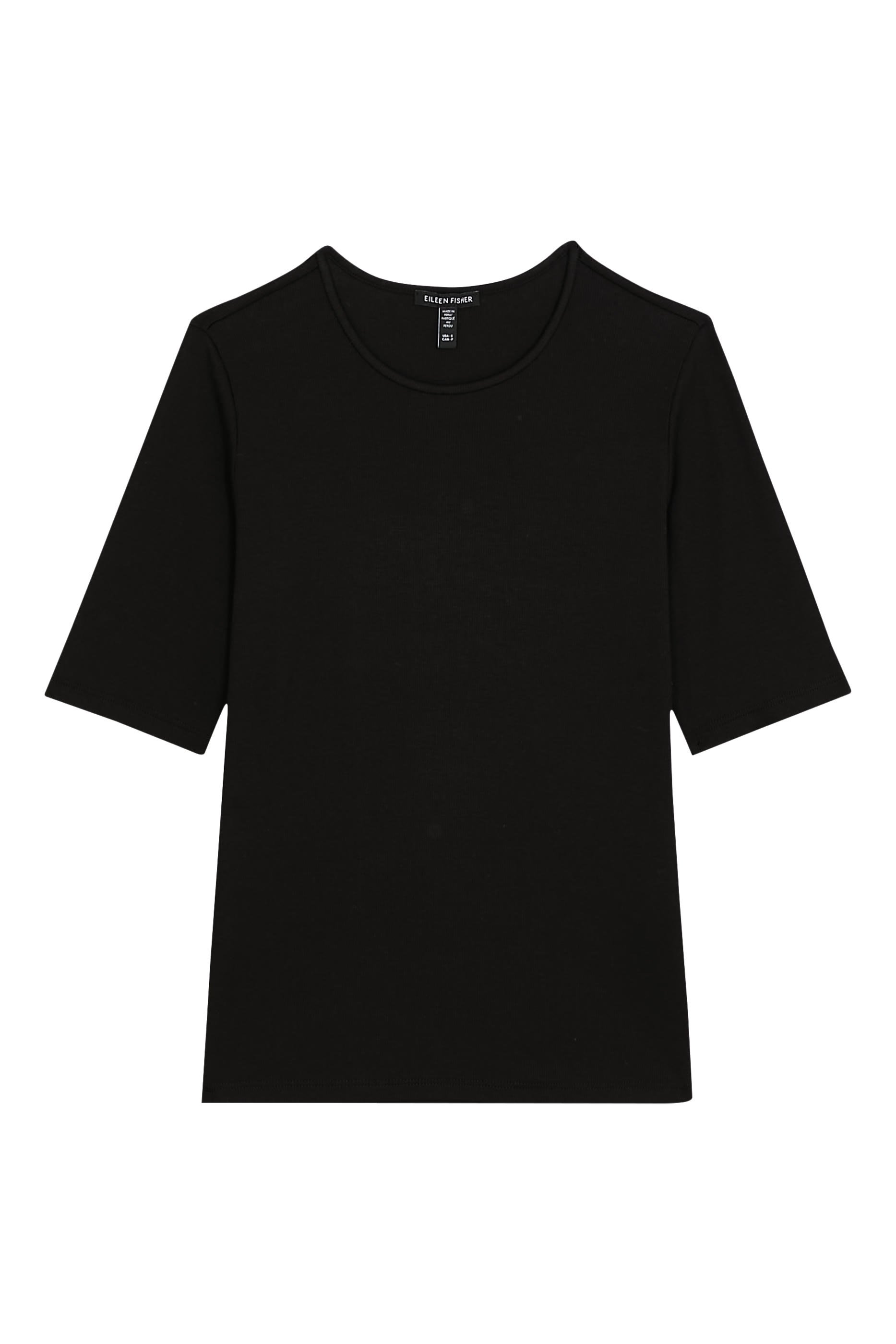 Organic Cotton Stretch Rib T-Shirt
