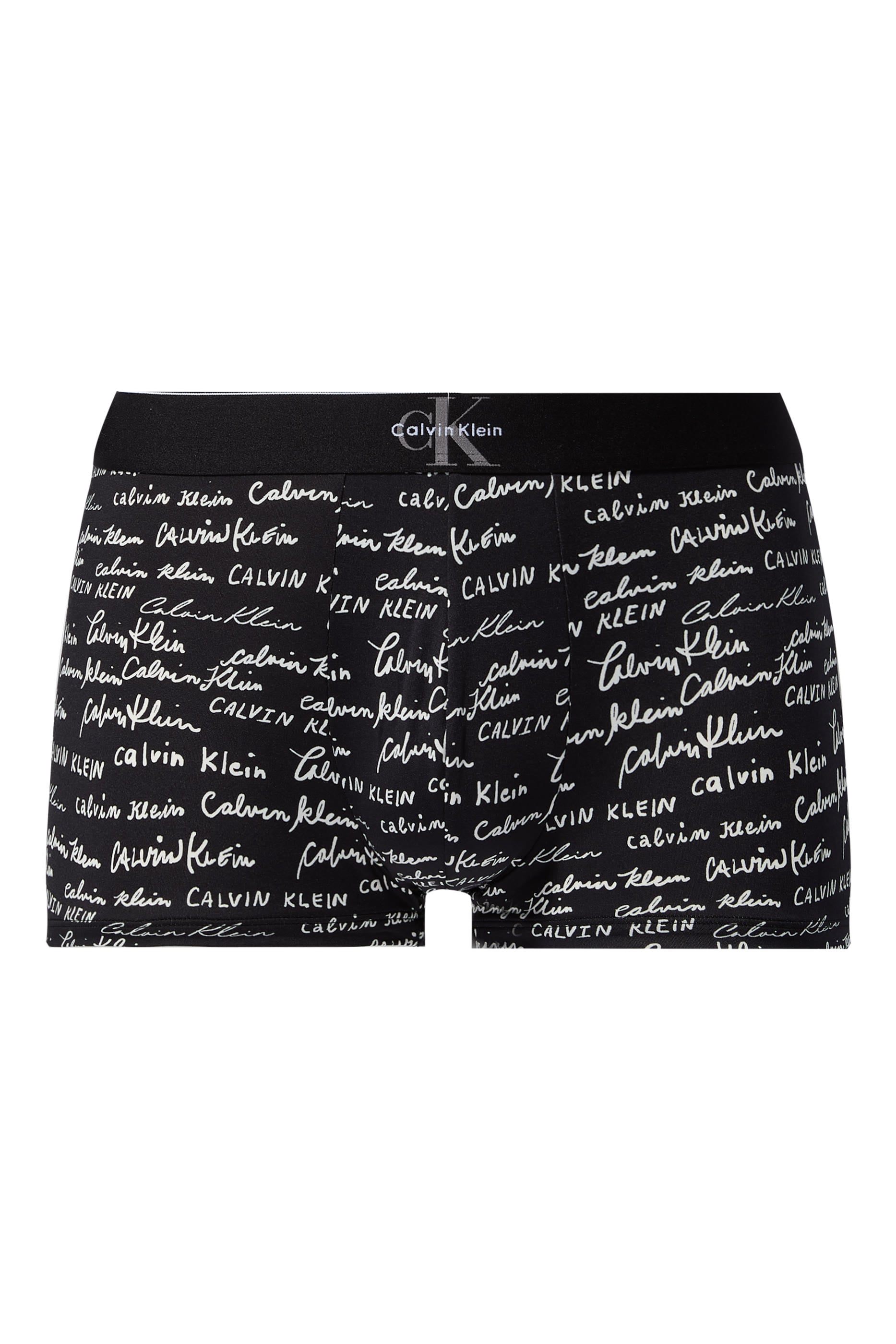  Icon Microfibre Stretch Graphic Monogram Low Rise Trunks