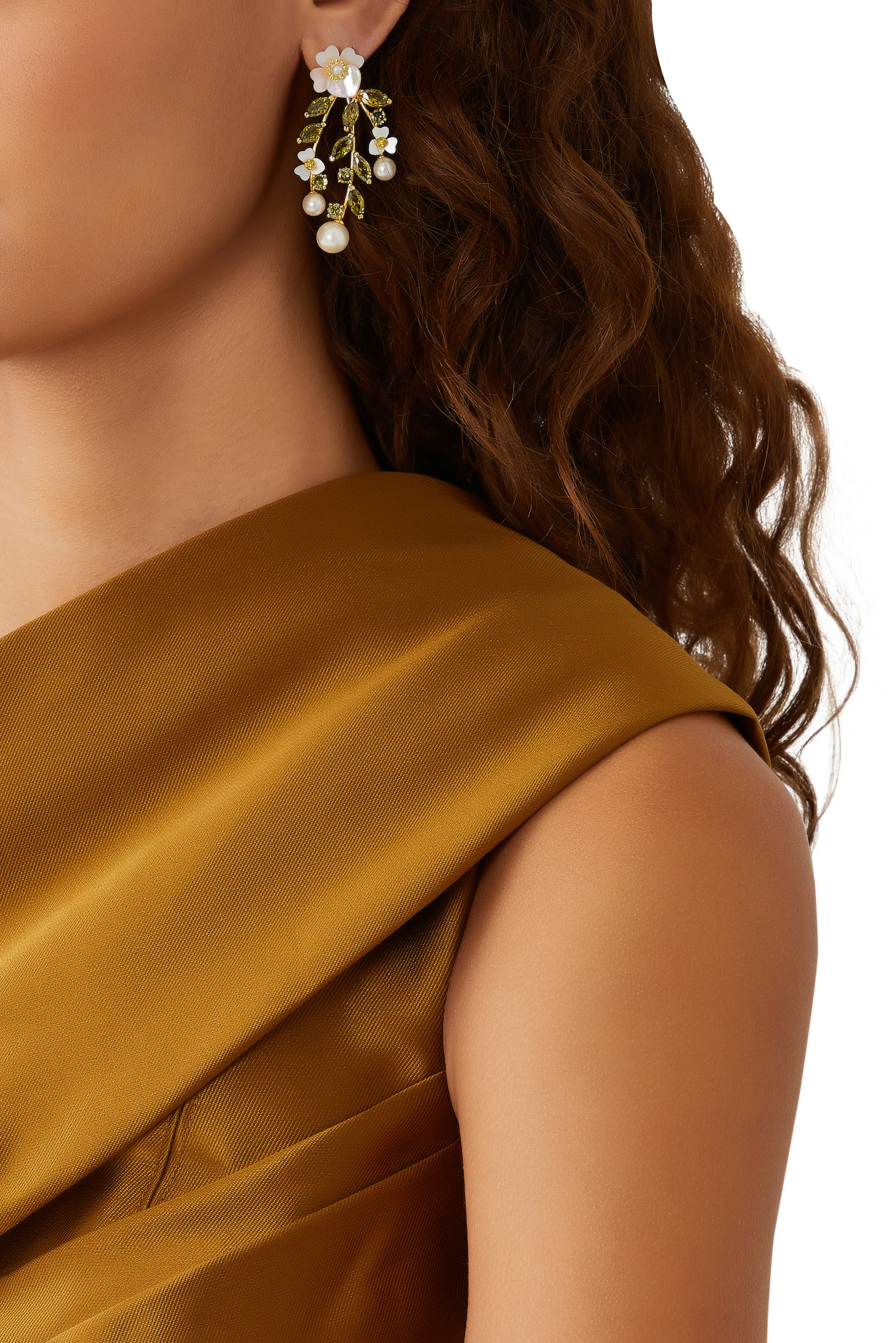 Precious Pansy Earrings