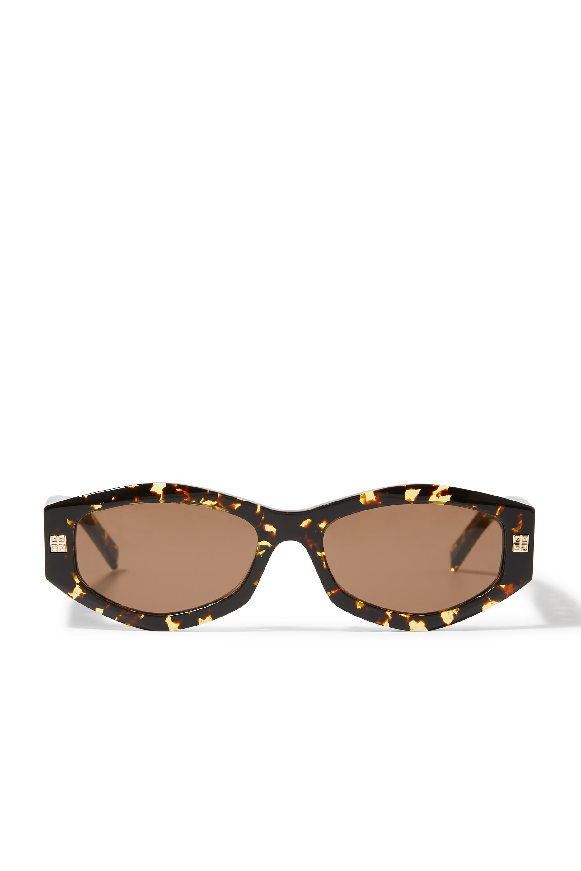 GV Day Havana Geometric Sunglasses