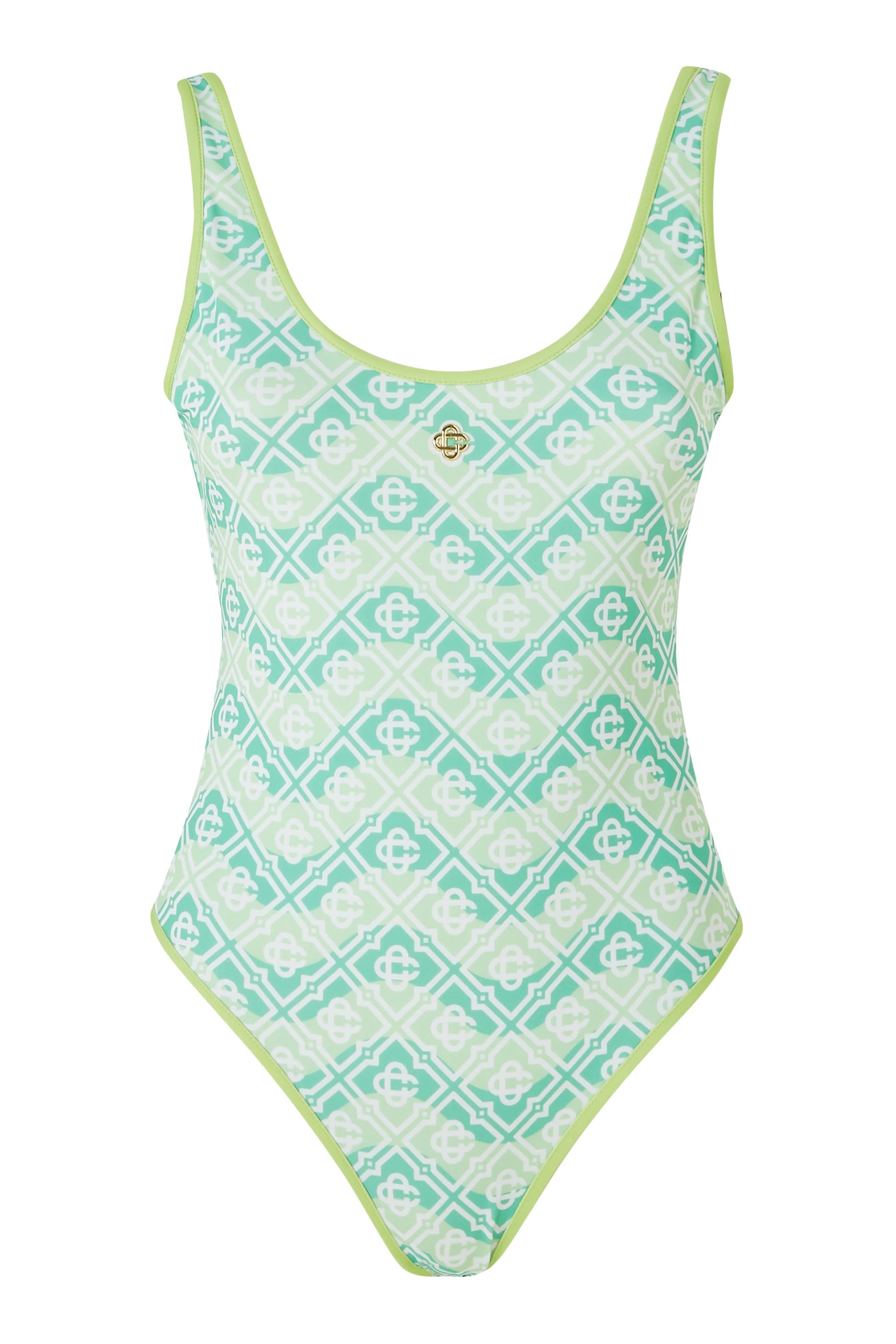  Wavy Monogram Swimsuit 