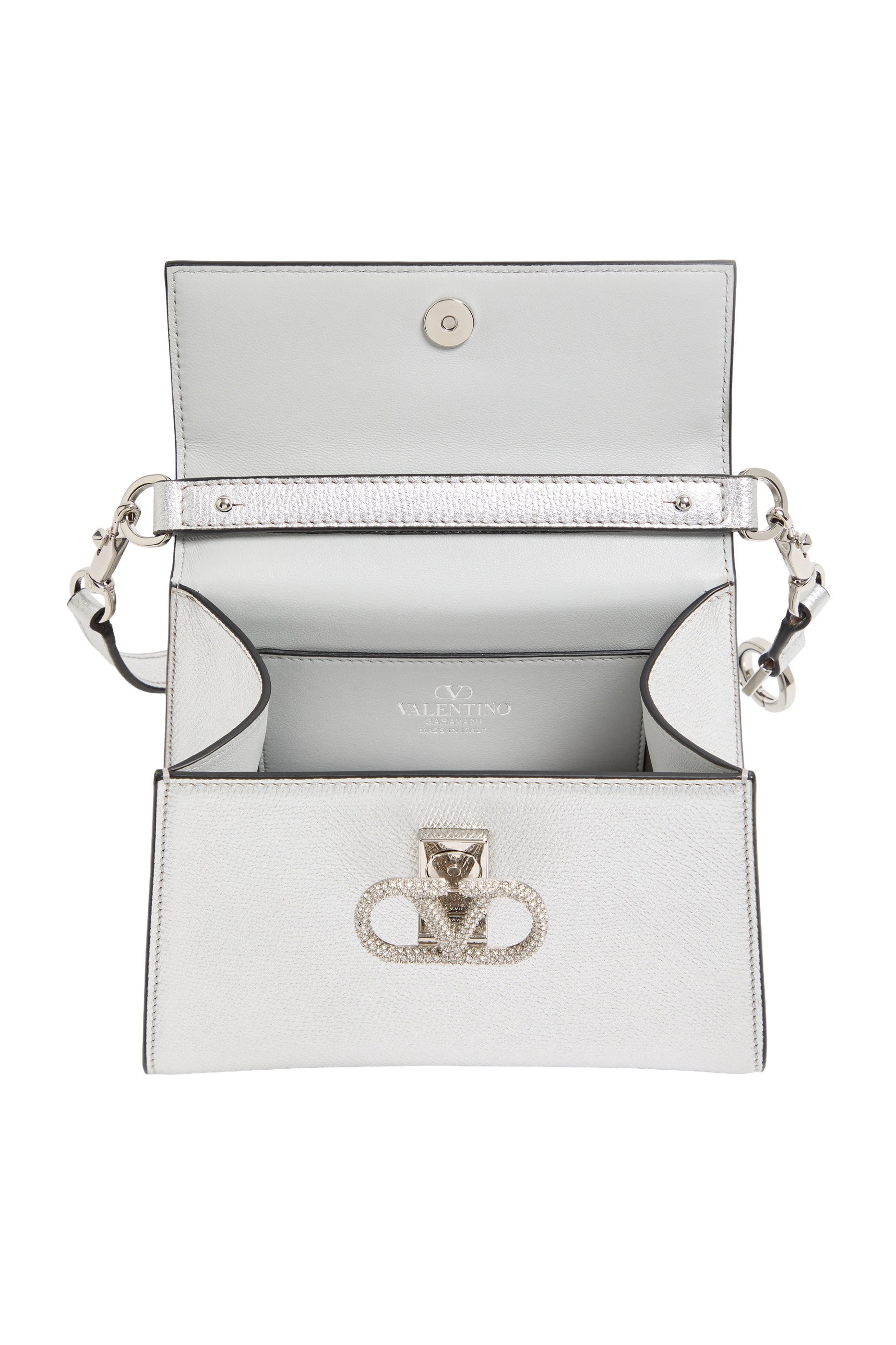 VLogo Crystal Mini Top-Handle Bag
