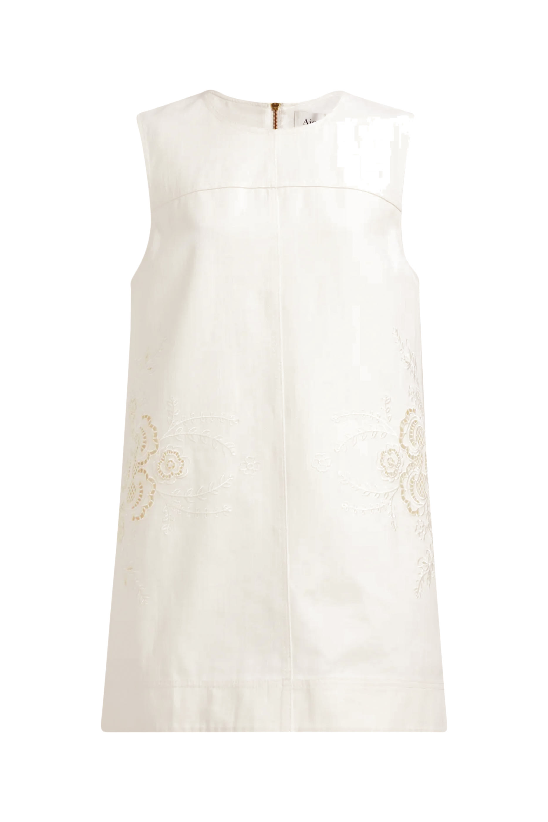 Halo Embroidered Mini Dress