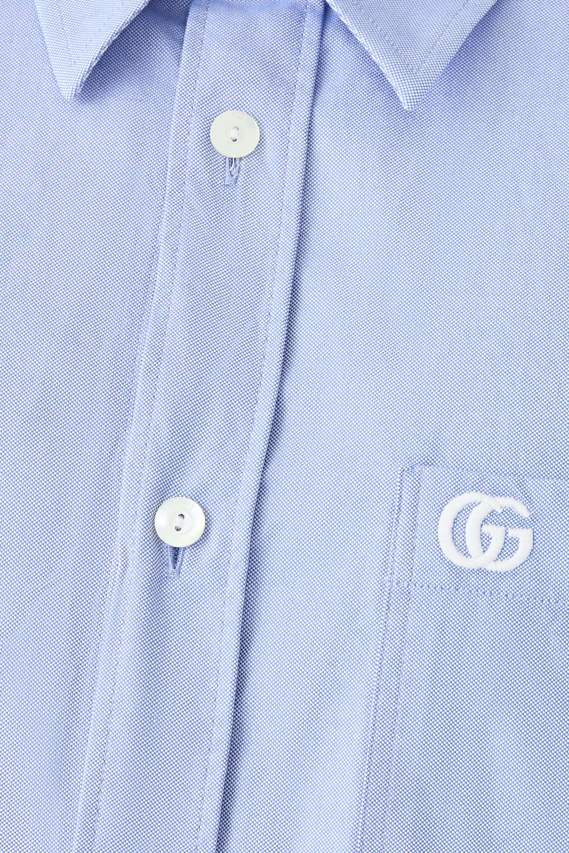 Embroidered Oxford Cotton Shirt