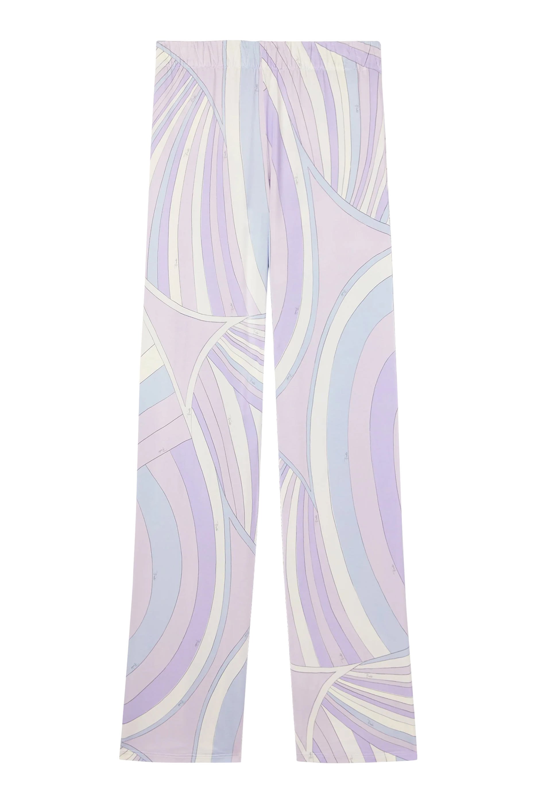 Iride Print Straight Trousers