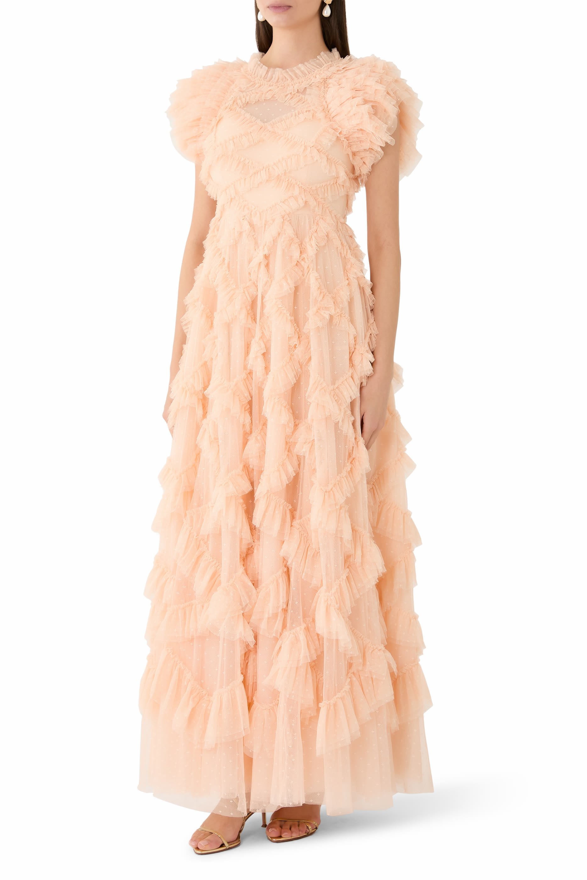 Genevieve Ruffle Gown