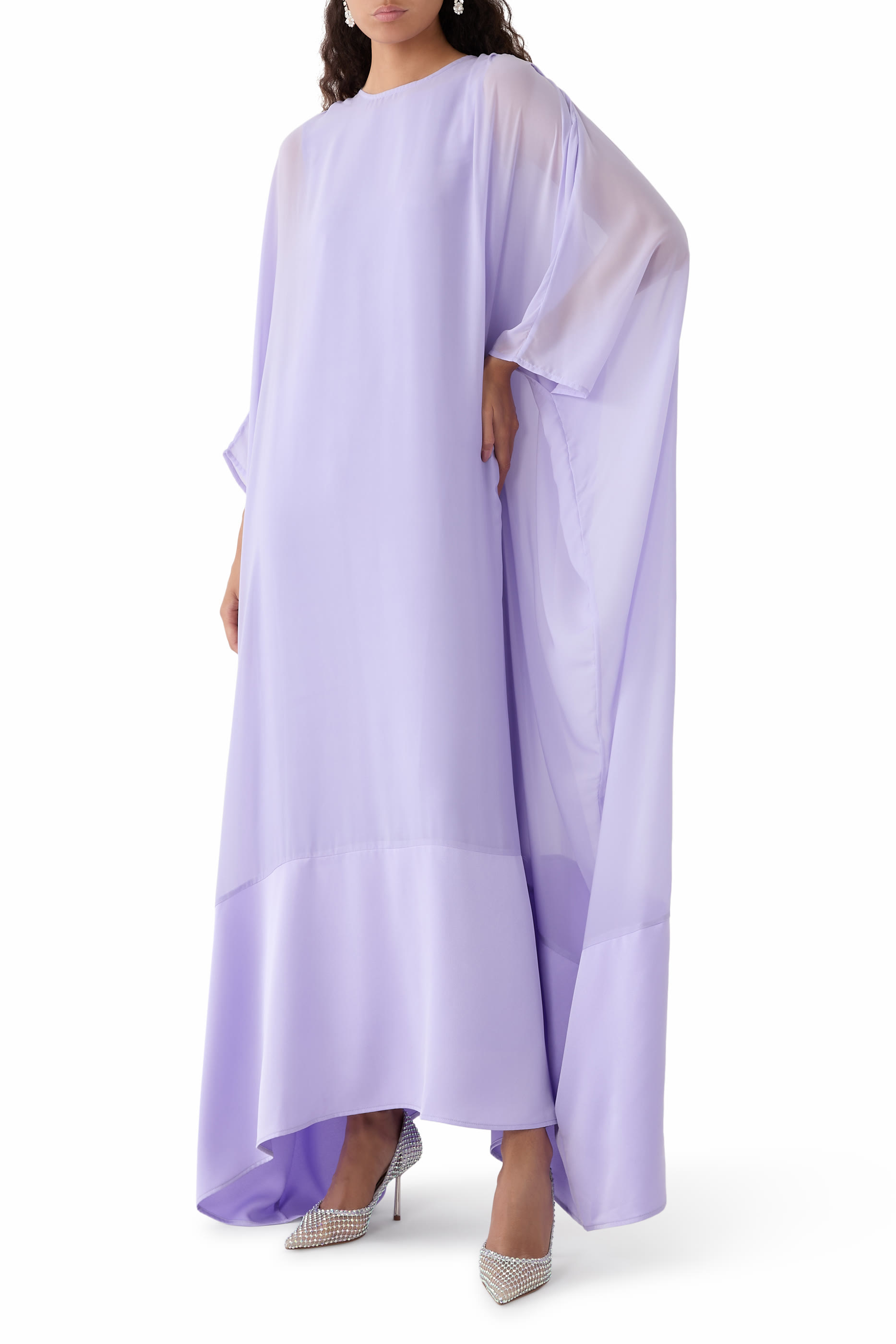 Satin Flowy Kaftan