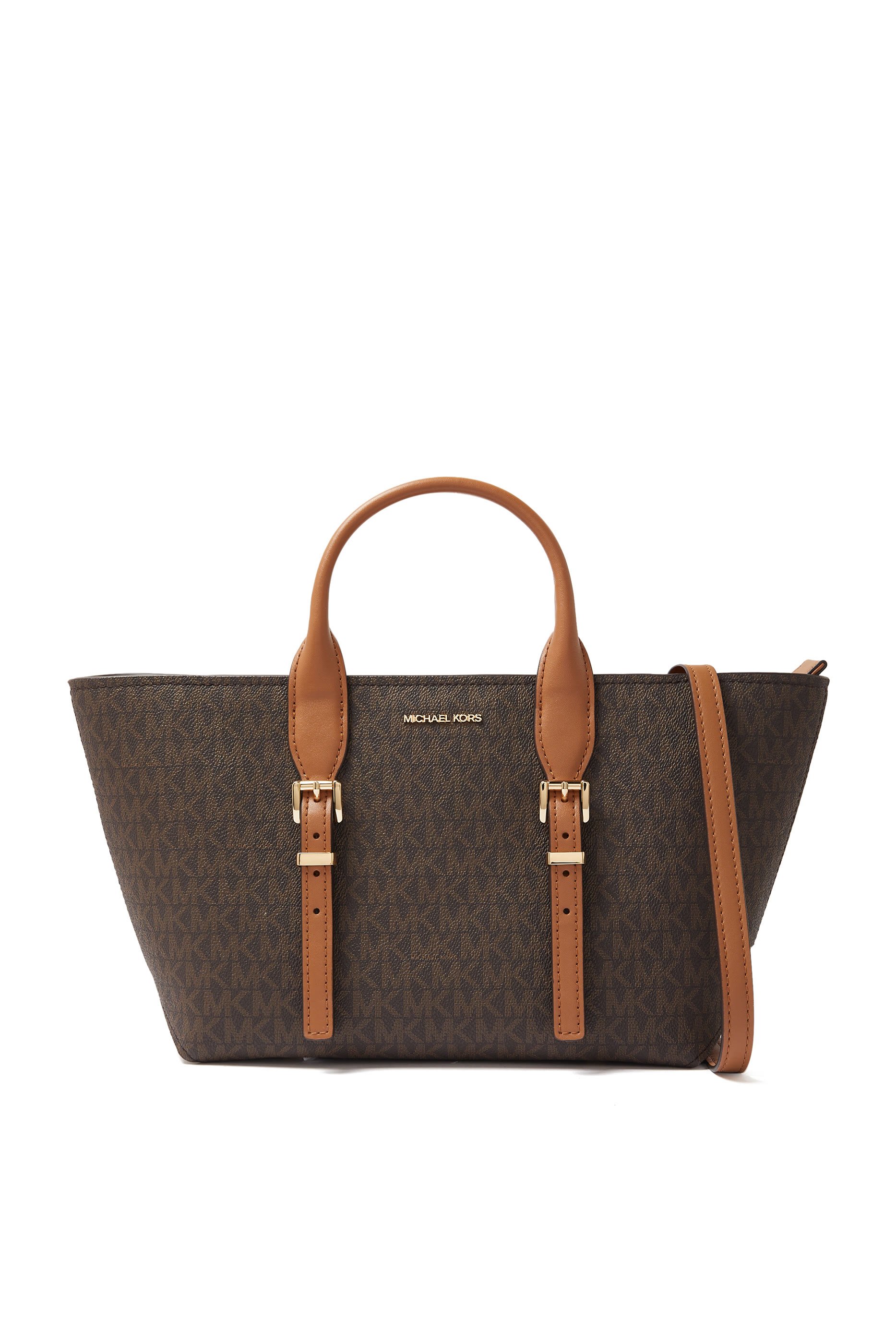 Small Moore Logo Coated Canvas Tote Bag