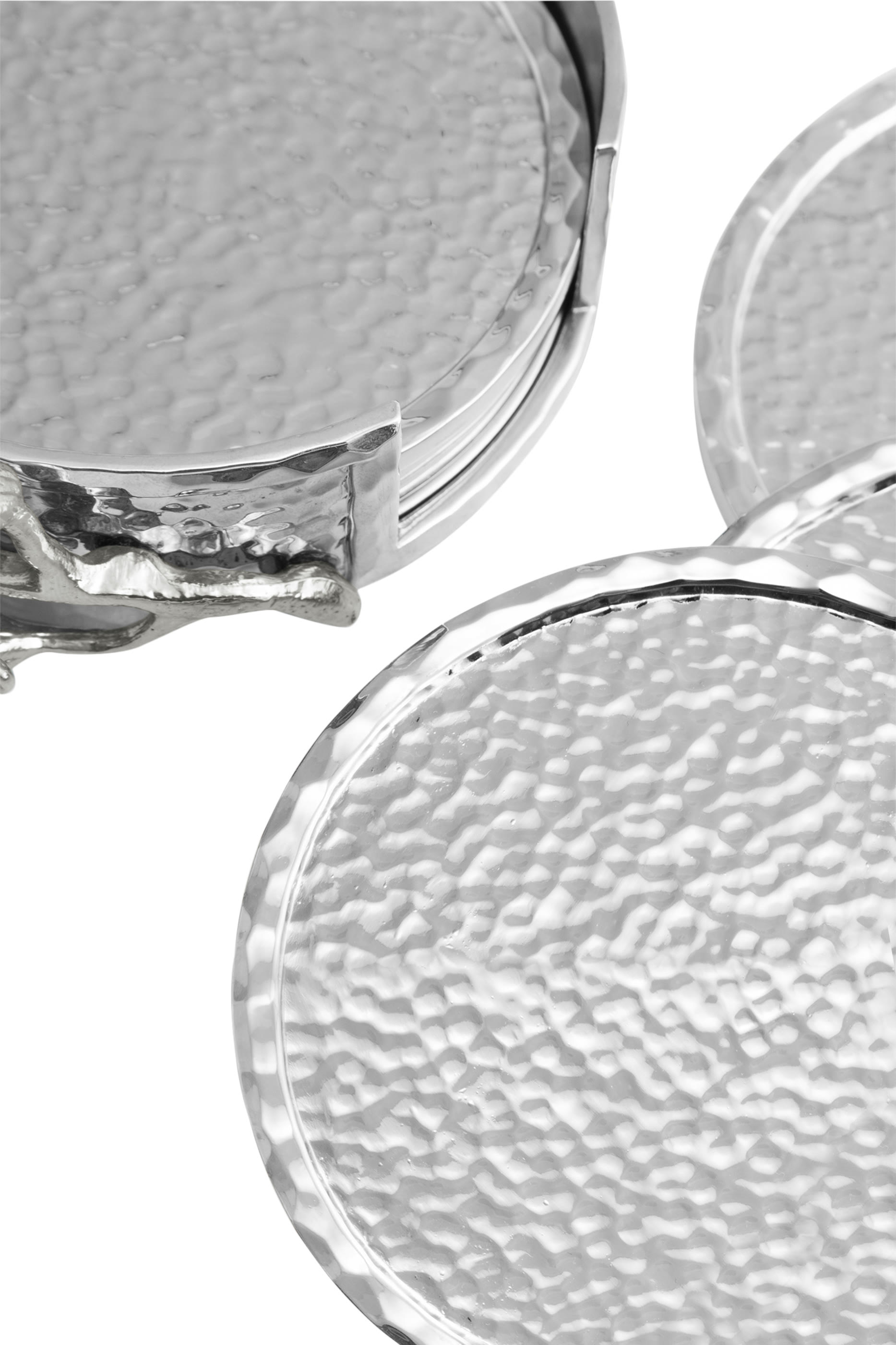 White Orchid Coaster, Set of 6