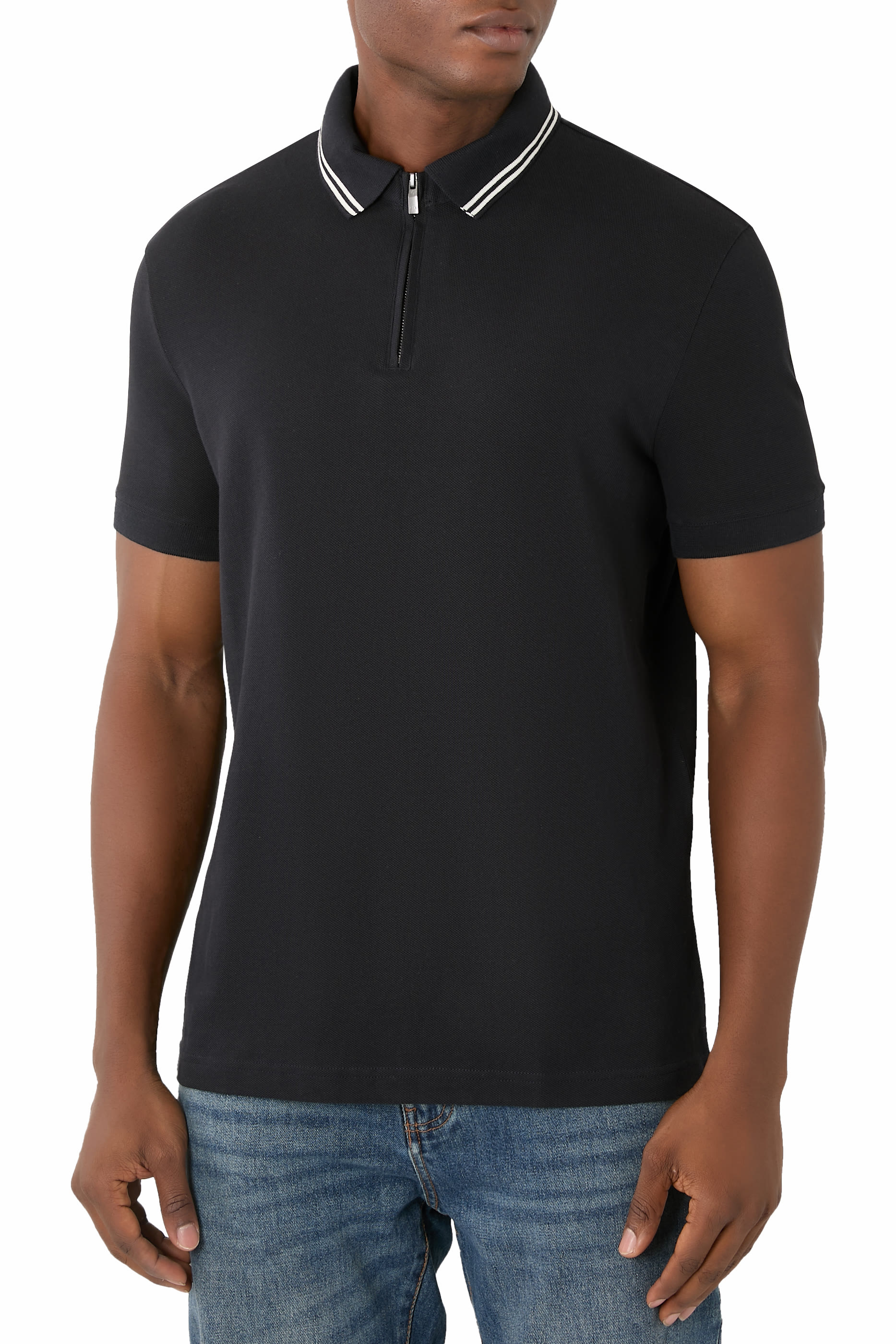 Marina Half Zipper Polo Shirt