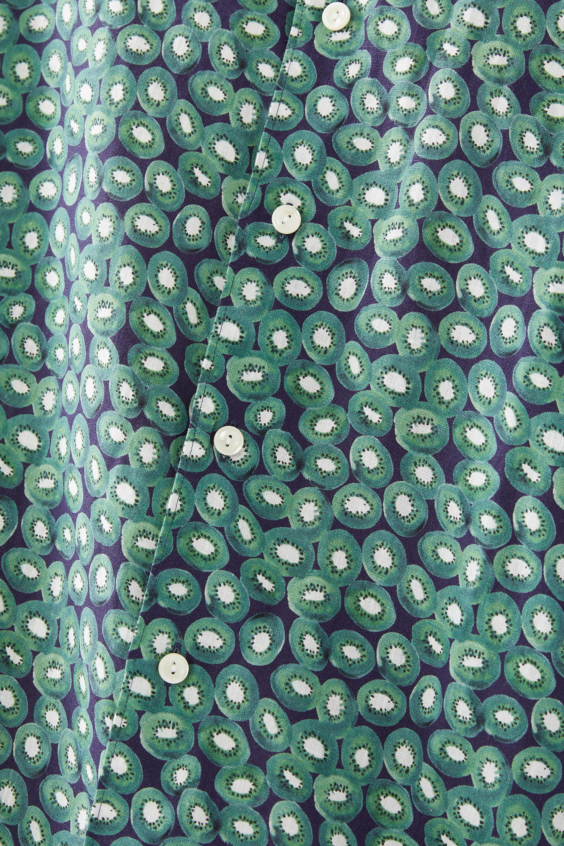 Green Kiwi Linen Short Sleeve Shirt