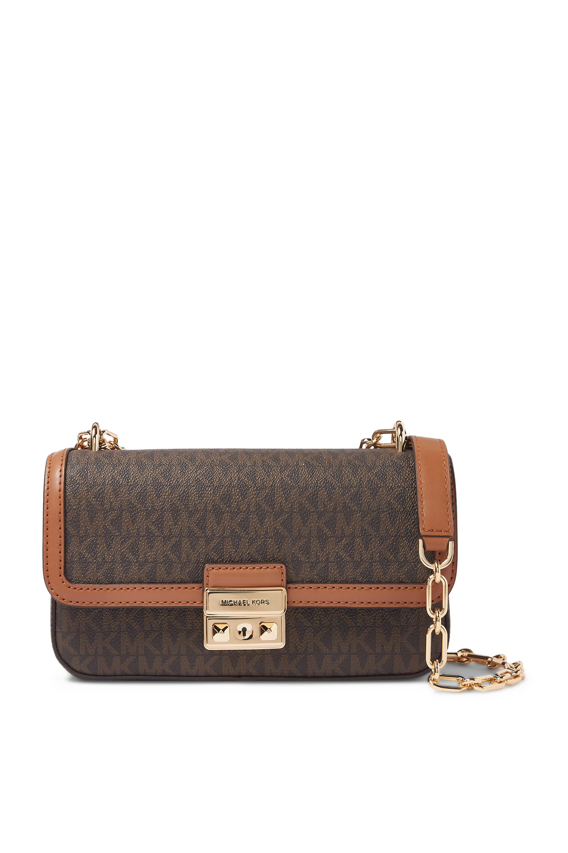Tribeca Large Signature Logo Convertible Crossbody Bag