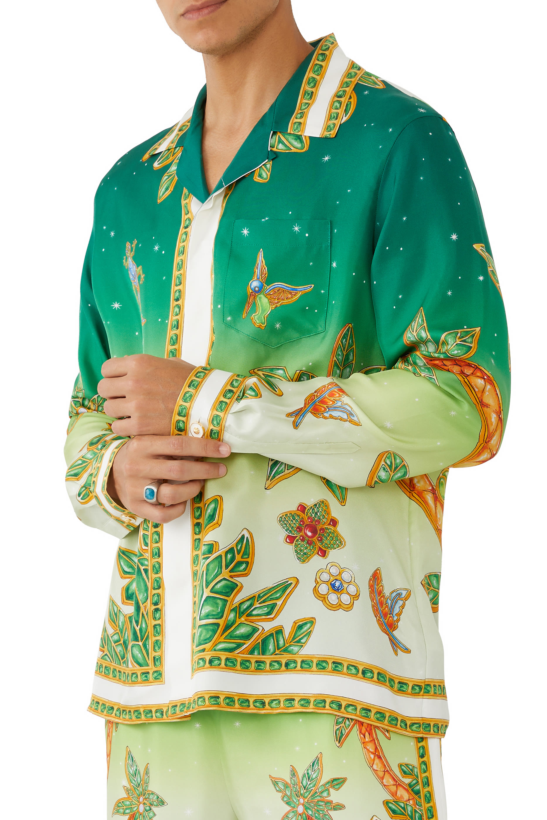 Joyaux D'Afrique Silk Shirt