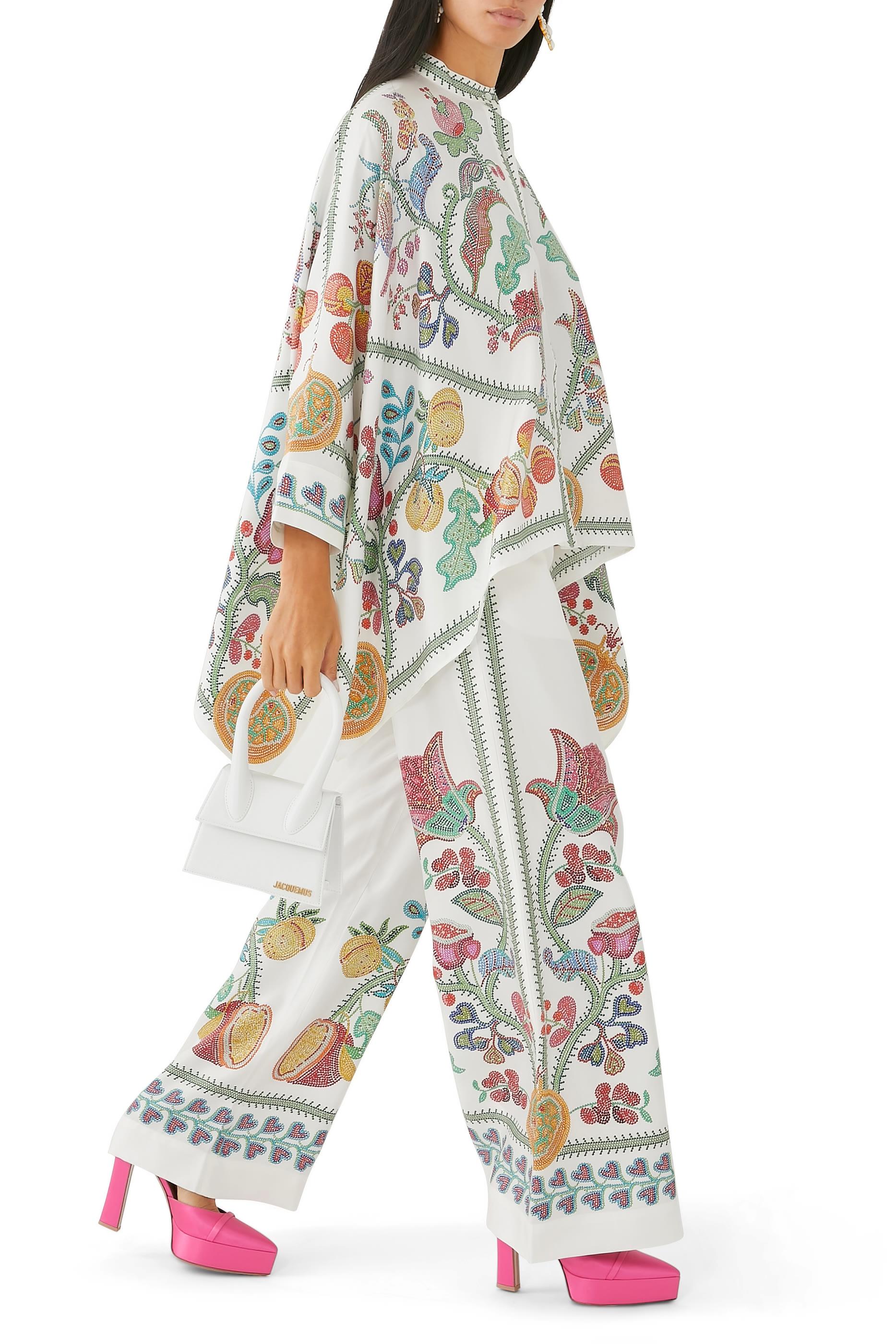 Uma 125 Satin Platform Mules