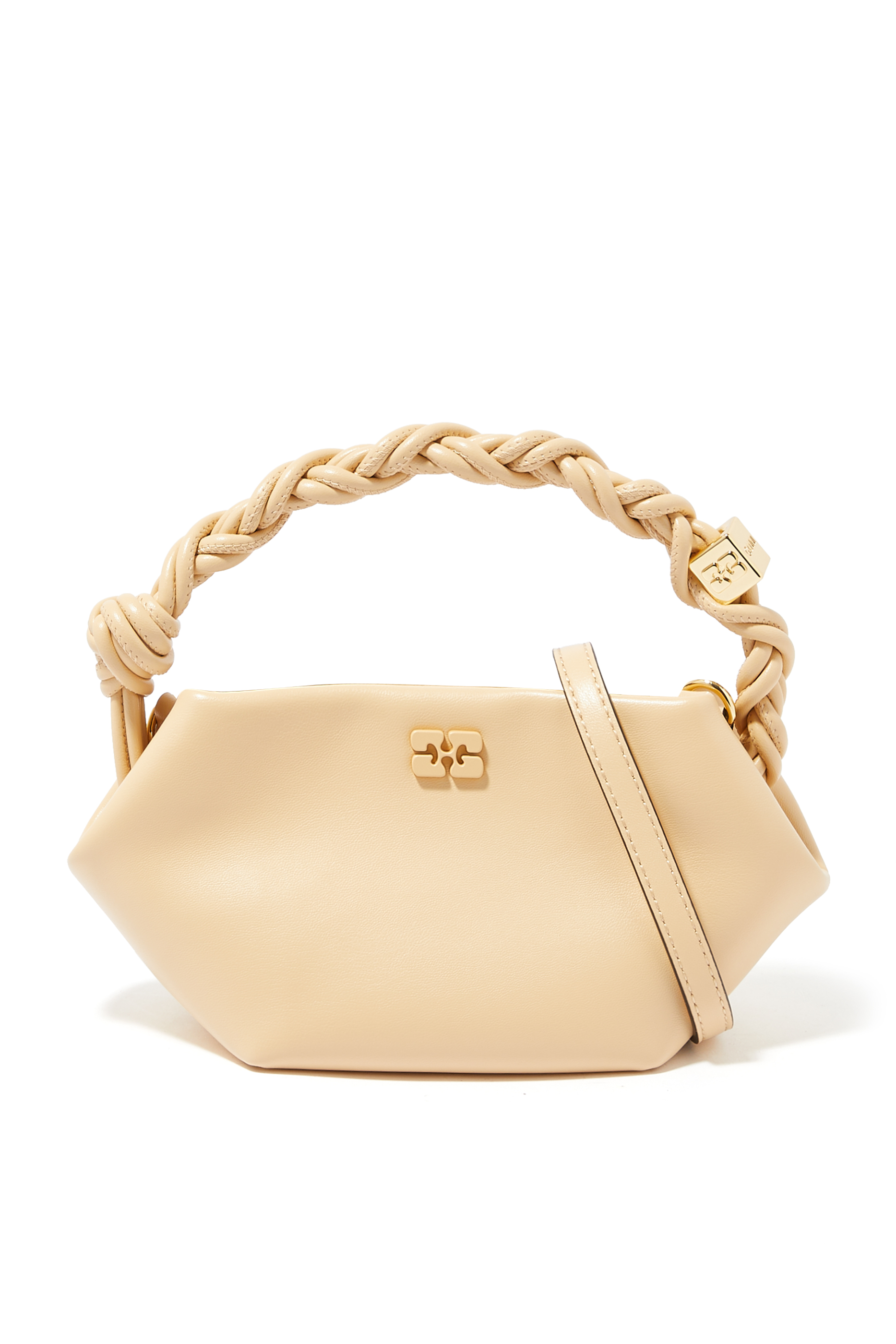 Bou Mini Braided-Handle Tote Bag